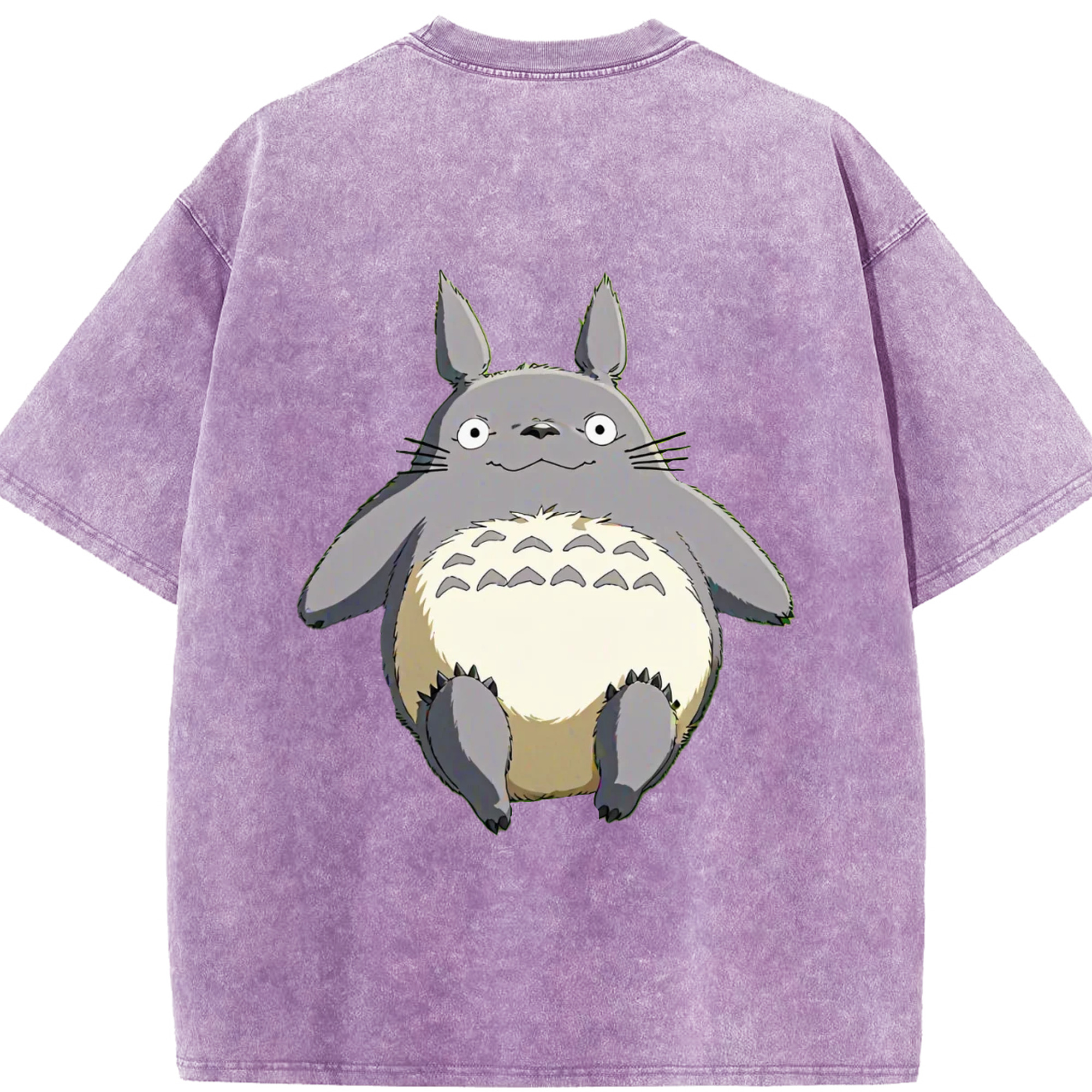 （画像用） となりのトトロ 草壁メイ 草壁サツキ My Neighbor Totoro Satsuki Kusakabe Mei Kusakabe 綿100% ヴィンテージ風 半袖Tシャツ（背面プリント）
