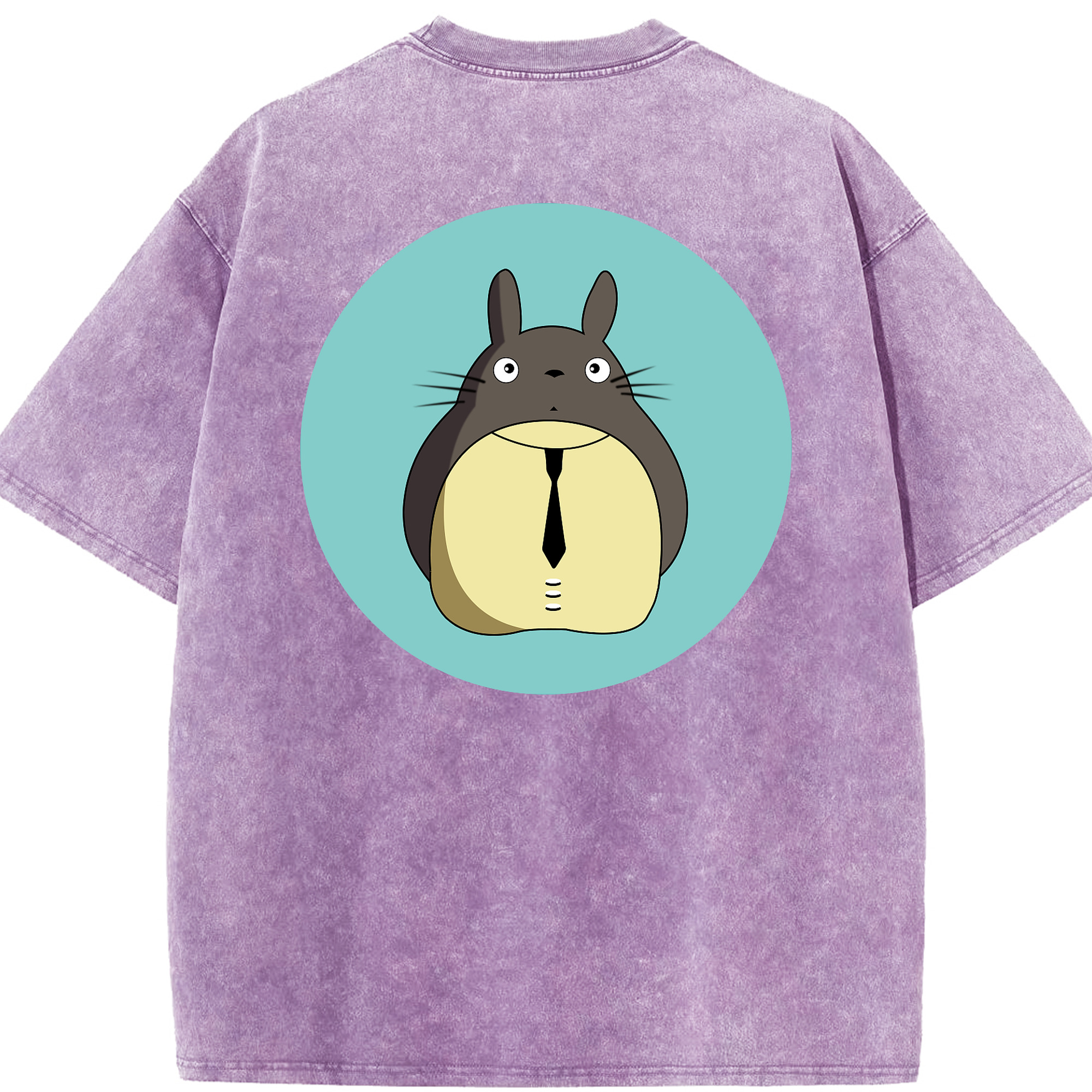 （画像用） となりのトトロ 草壁メイ 草壁サツキ My Neighbor Totoro Satsuki Kusakabe Mei Kusakabe 綿100% ヴィンテージ風 半袖Tシャツ（背面プリント）