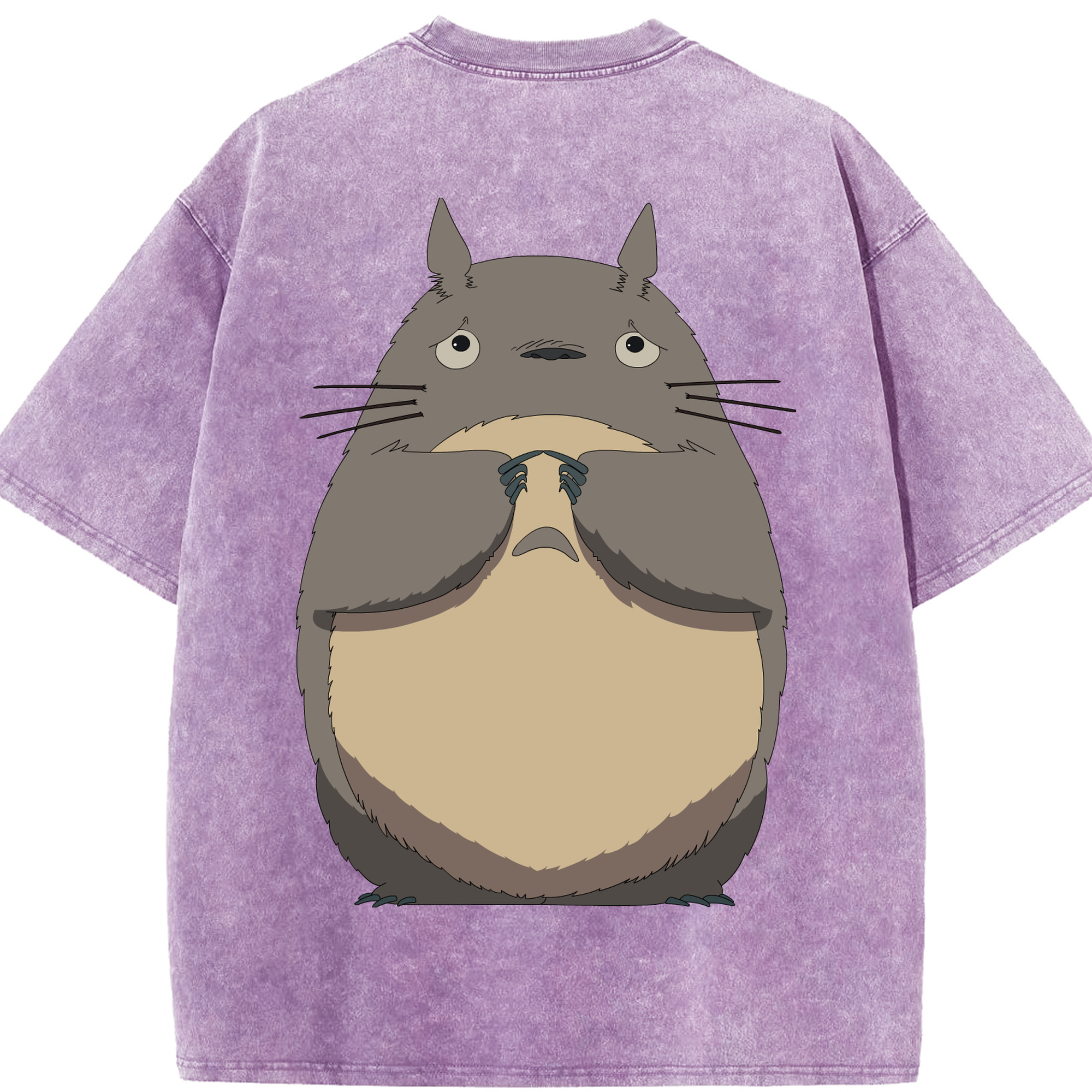 （画像用） となりのトトロ 草壁メイ 草壁サツキ My Neighbor Totoro Satsuki Kusakabe Mei Kusakabe 綿100% ヴィンテージ風 半袖Tシャツ（背面プリント）