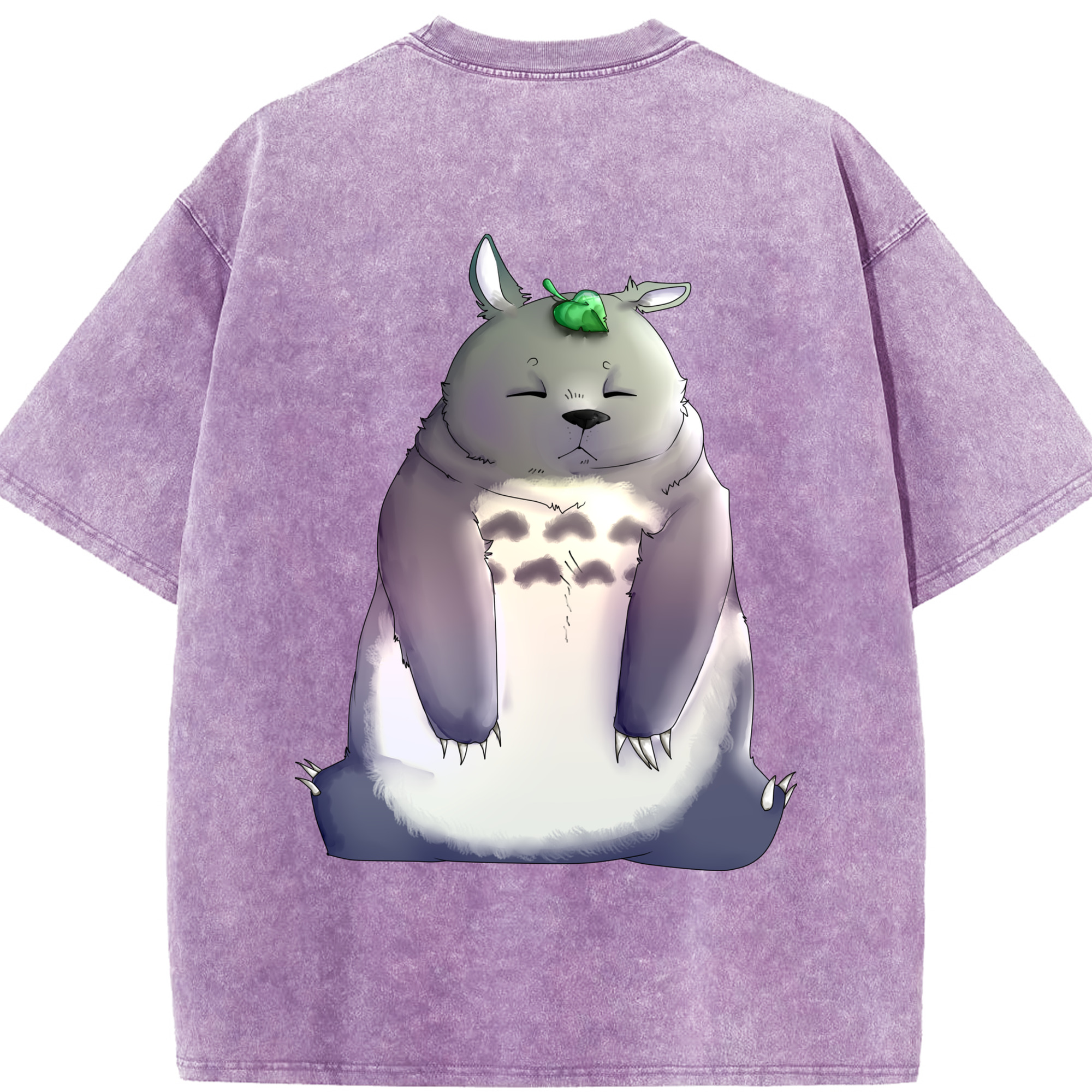 （画像用） となりのトトロ 草壁メイ 草壁サツキ My Neighbor Totoro Satsuki Kusakabe Mei Kusakabe 綿100% ヴィンテージ風 半袖Tシャツ（背面プリント）