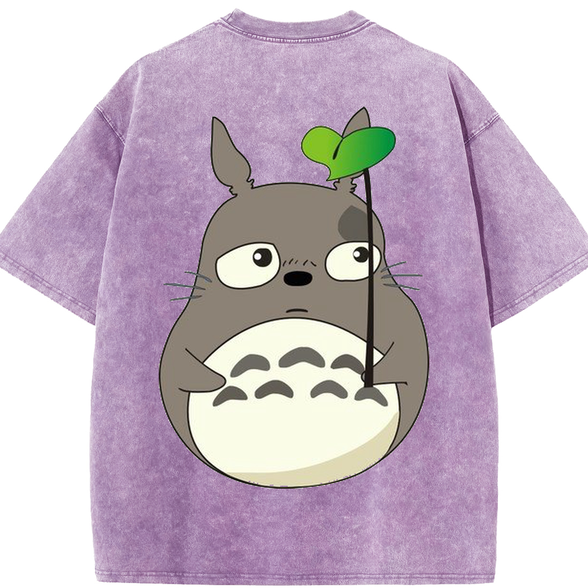 （画像用） となりのトトロ 草壁メイ 草壁サツキ My Neighbor Totoro Satsuki Kusakabe Mei Kusakabe 綿100% ヴィンテージ風 半袖Tシャツ（背面プリント）