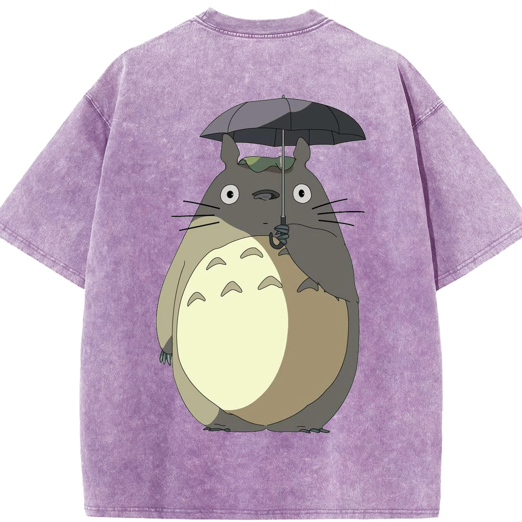 （画像用） となりのトトロ 草壁メイ 草壁サツキ My Neighbor Totoro Satsuki Kusakabe Mei Kusakabe 綿100% ヴィンテージ風 半袖Tシャツ（背面プリント）