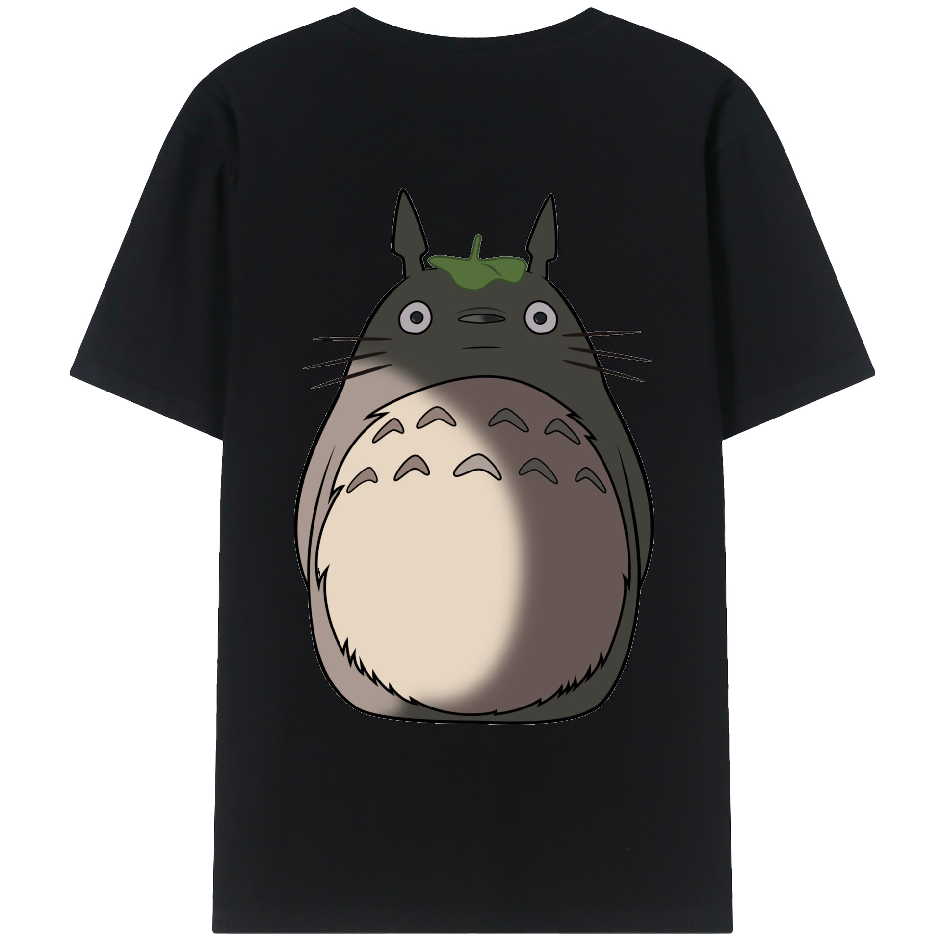 （画像用） となりのトトロ 草壁メイ 草壁サツキ My Neighbor Totoro Satsuki Kusakabe Mei Kusakabe 綿100％ メンズ半袖Tシャツ（バックプリント） 通気性