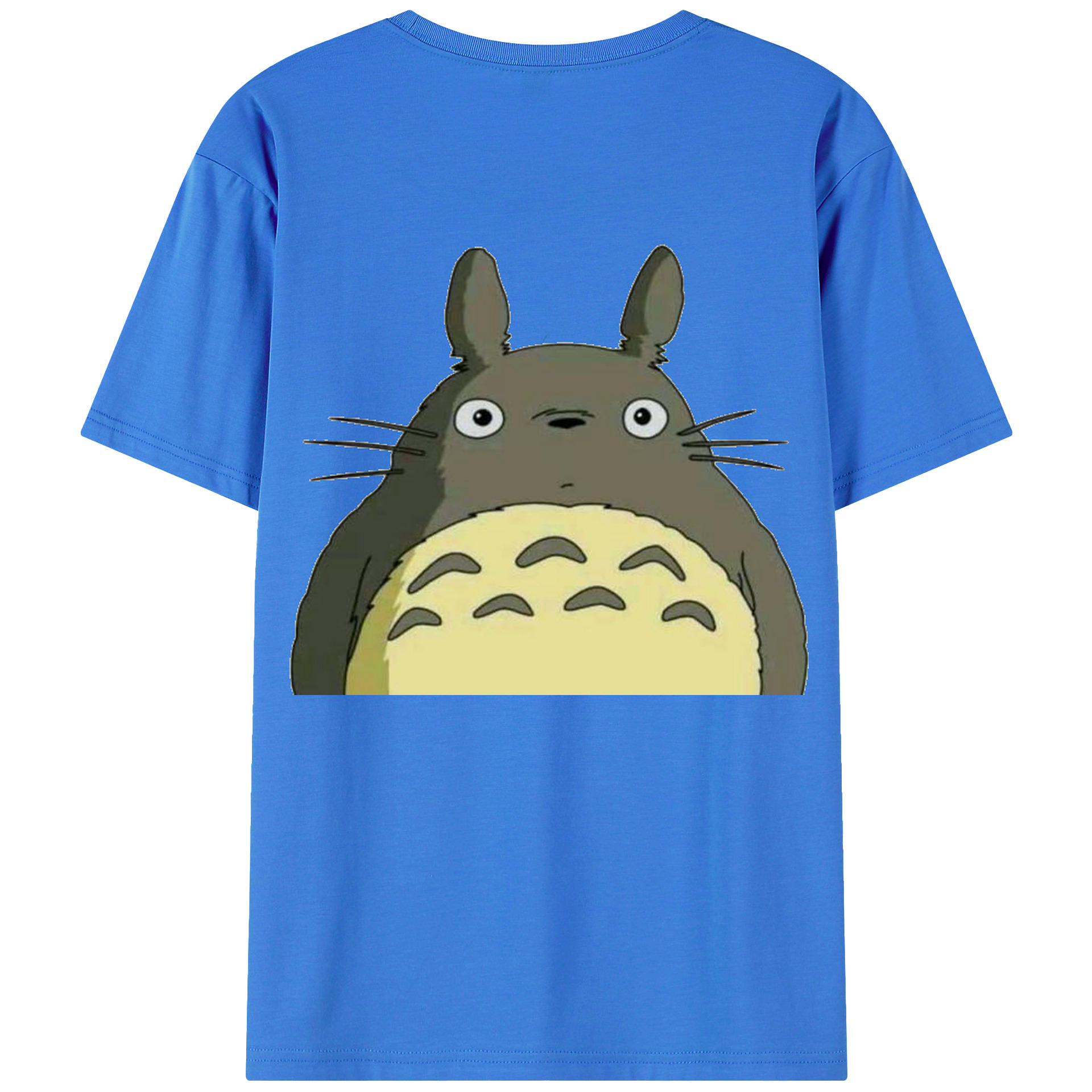 （画像用） となりのトトロ 草壁メイ 草壁サツキ My Neighbor Totoro Satsuki Kusakabe Mei Kusakabe 綿100％ メンズ半袖Tシャツ（バックプリント） 通気性