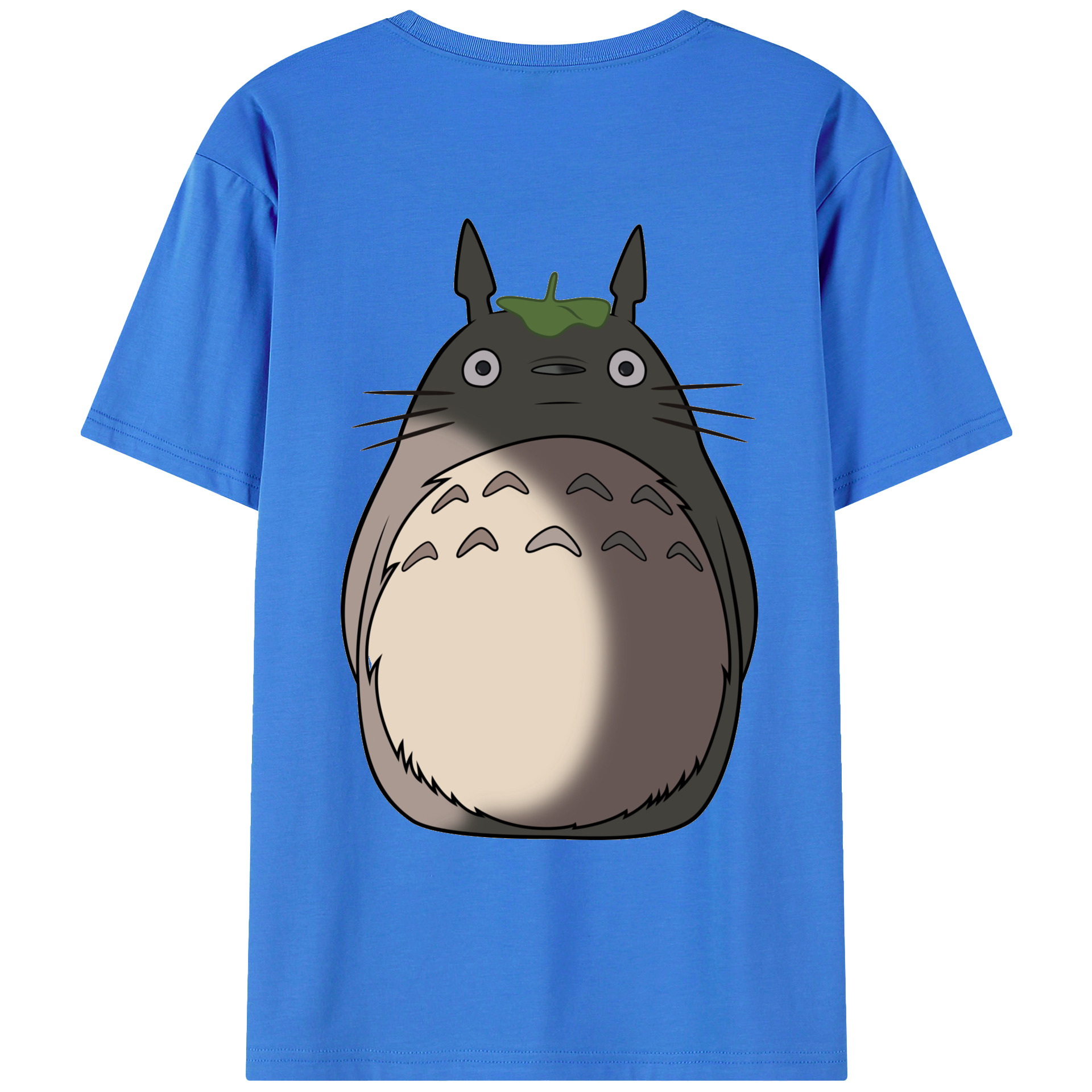 （画像用） となりのトトロ 草壁メイ 草壁サツキ My Neighbor Totoro Satsuki Kusakabe Mei Kusakabe 綿100％ メンズ半袖Tシャツ（バックプリント） 通気性