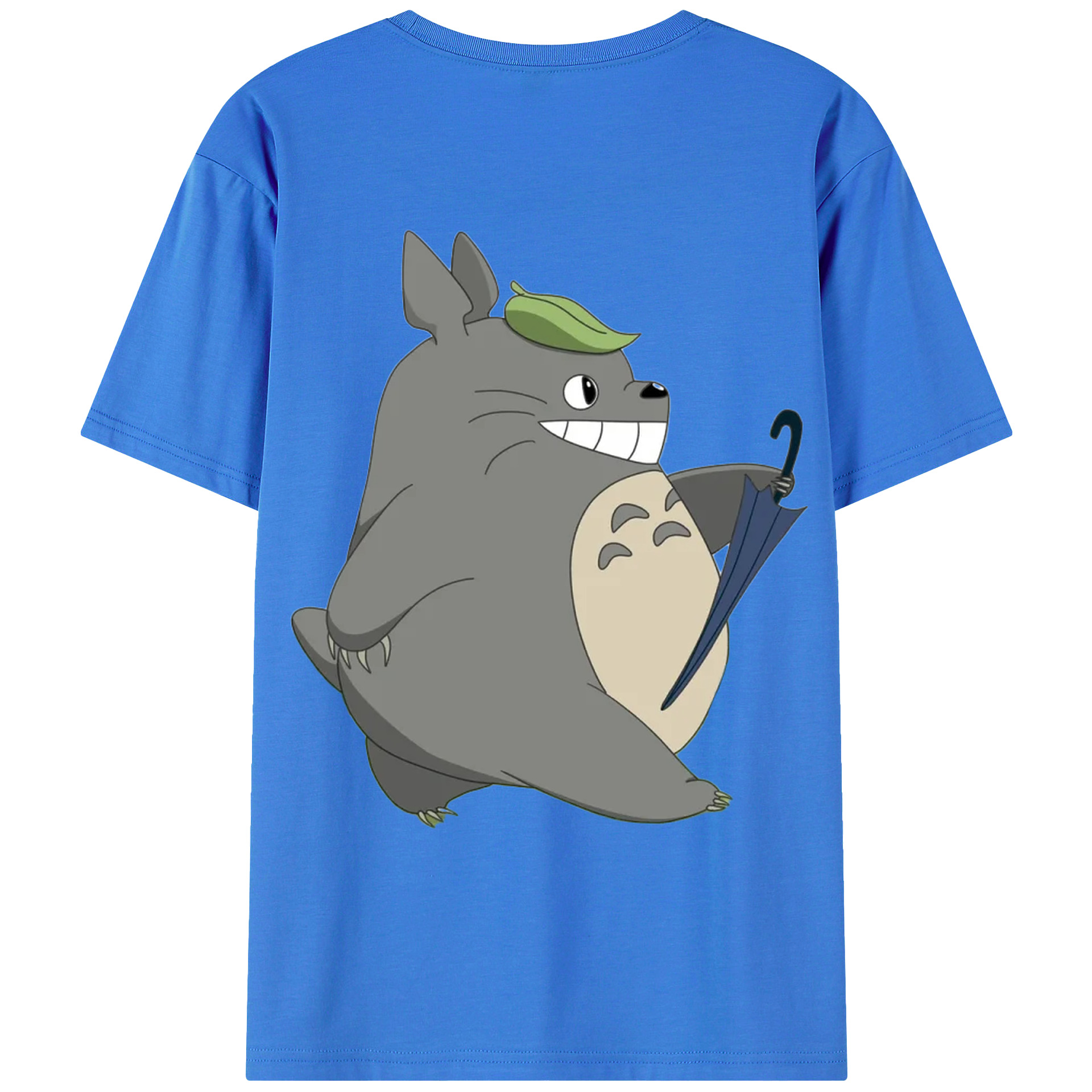（画像用） となりのトトロ 草壁メイ 草壁サツキ My Neighbor Totoro Satsuki Kusakabe Mei Kusakabe 綿100％ メンズ半袖Tシャツ（バックプリント） 通気性