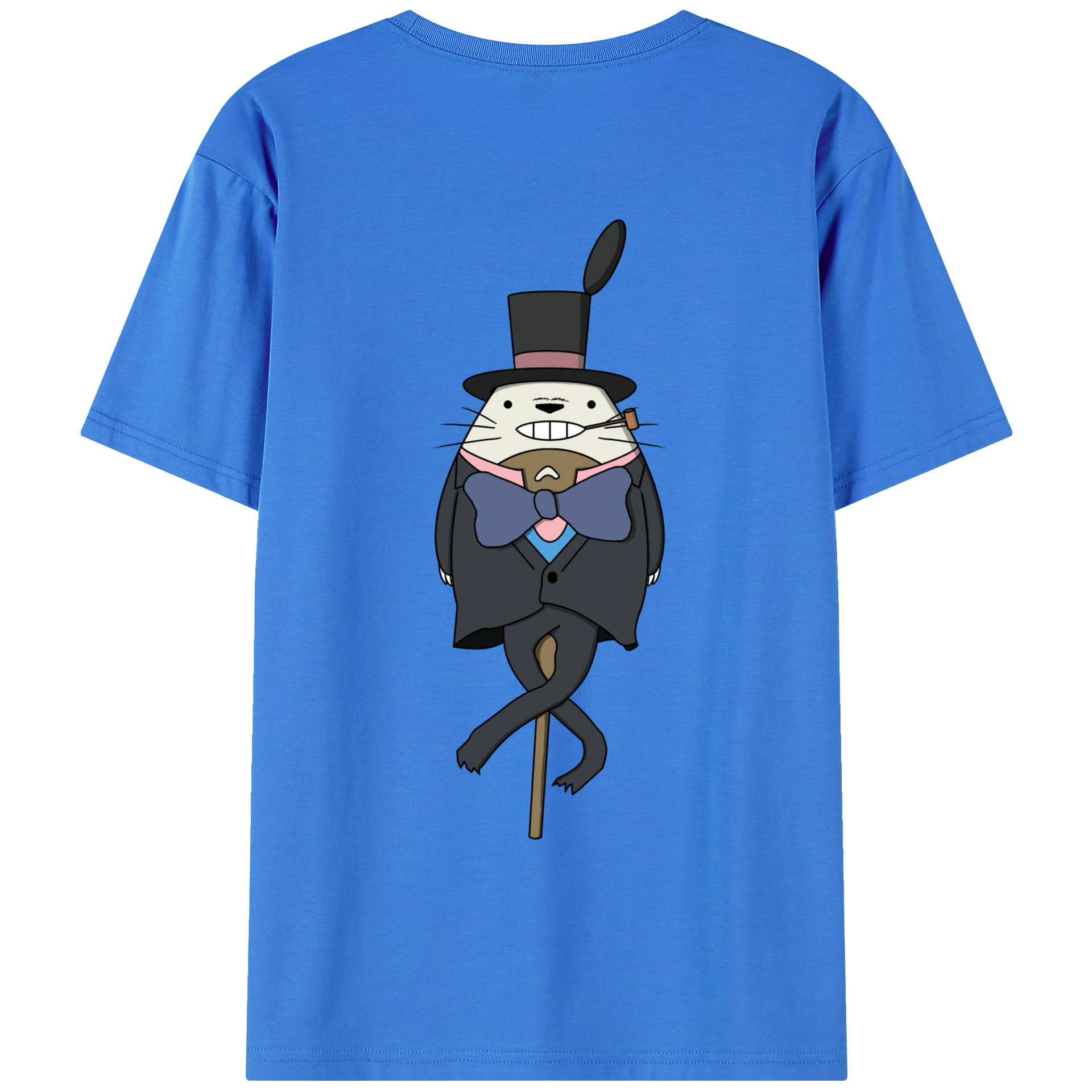 （画像用） となりのトトロ 草壁メイ 草壁サツキ My Neighbor Totoro Satsuki Kusakabe Mei Kusakabe 綿100％ メンズ半袖Tシャツ（バックプリント） 通気性
