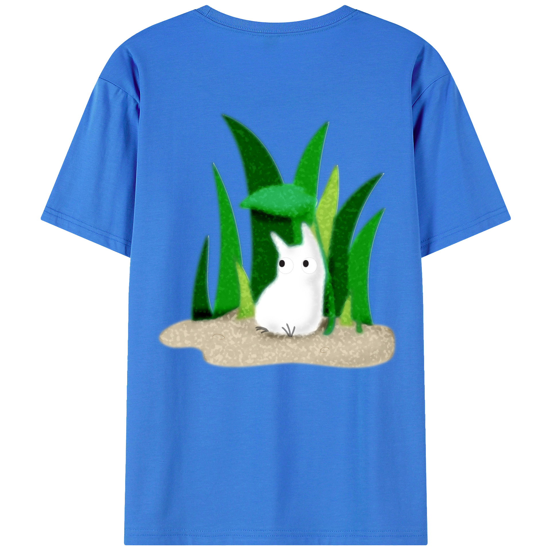 （画像用） となりのトトロ 草壁メイ 草壁サツキ My Neighbor Totoro Satsuki Kusakabe Mei Kusakabe 綿100％ メンズ半袖Tシャツ（バックプリント） 通気性