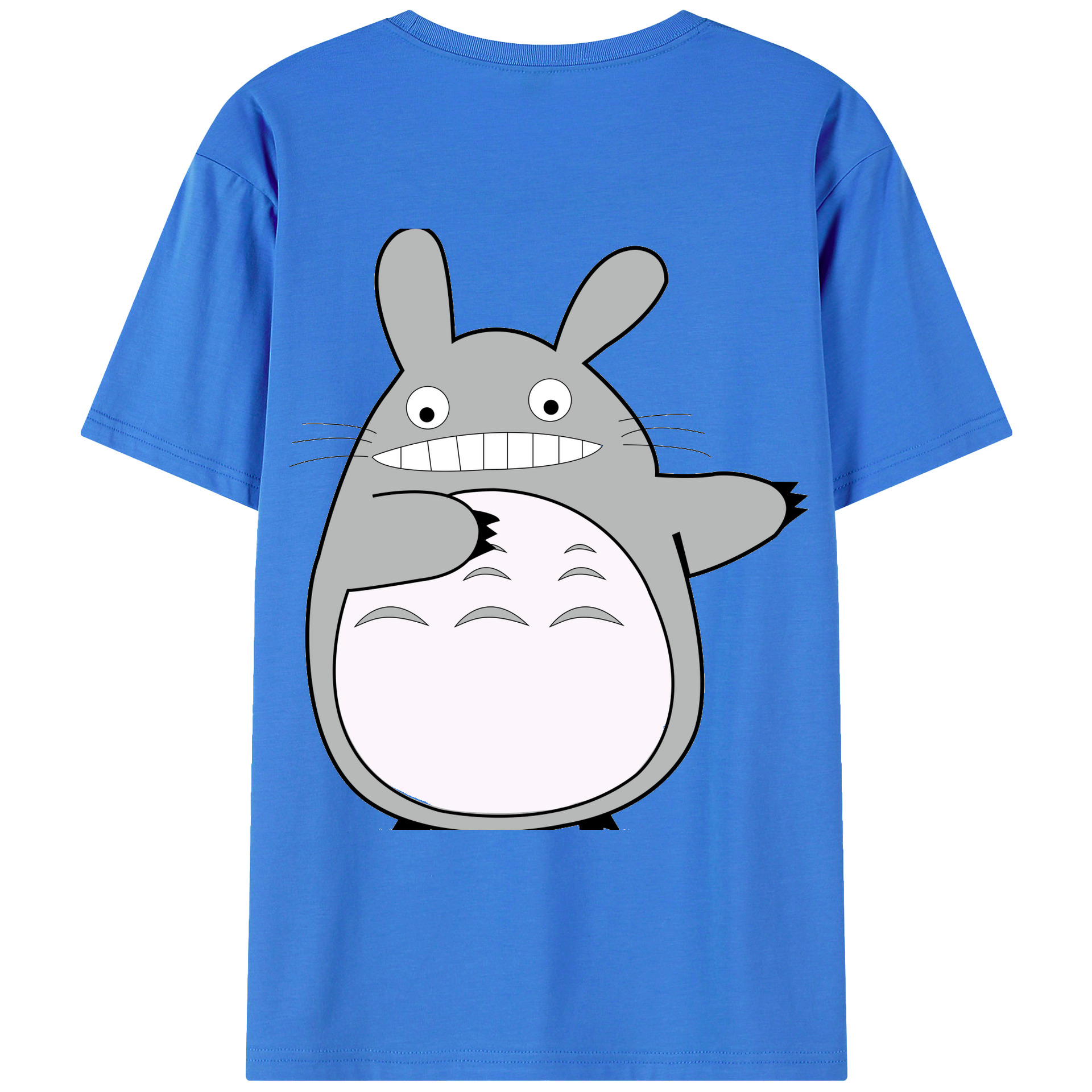（画像用） となりのトトロ 草壁メイ 草壁サツキ My Neighbor Totoro Satsuki Kusakabe Mei Kusakabe 綿100％ メンズ半袖Tシャツ（バックプリント） 通気性