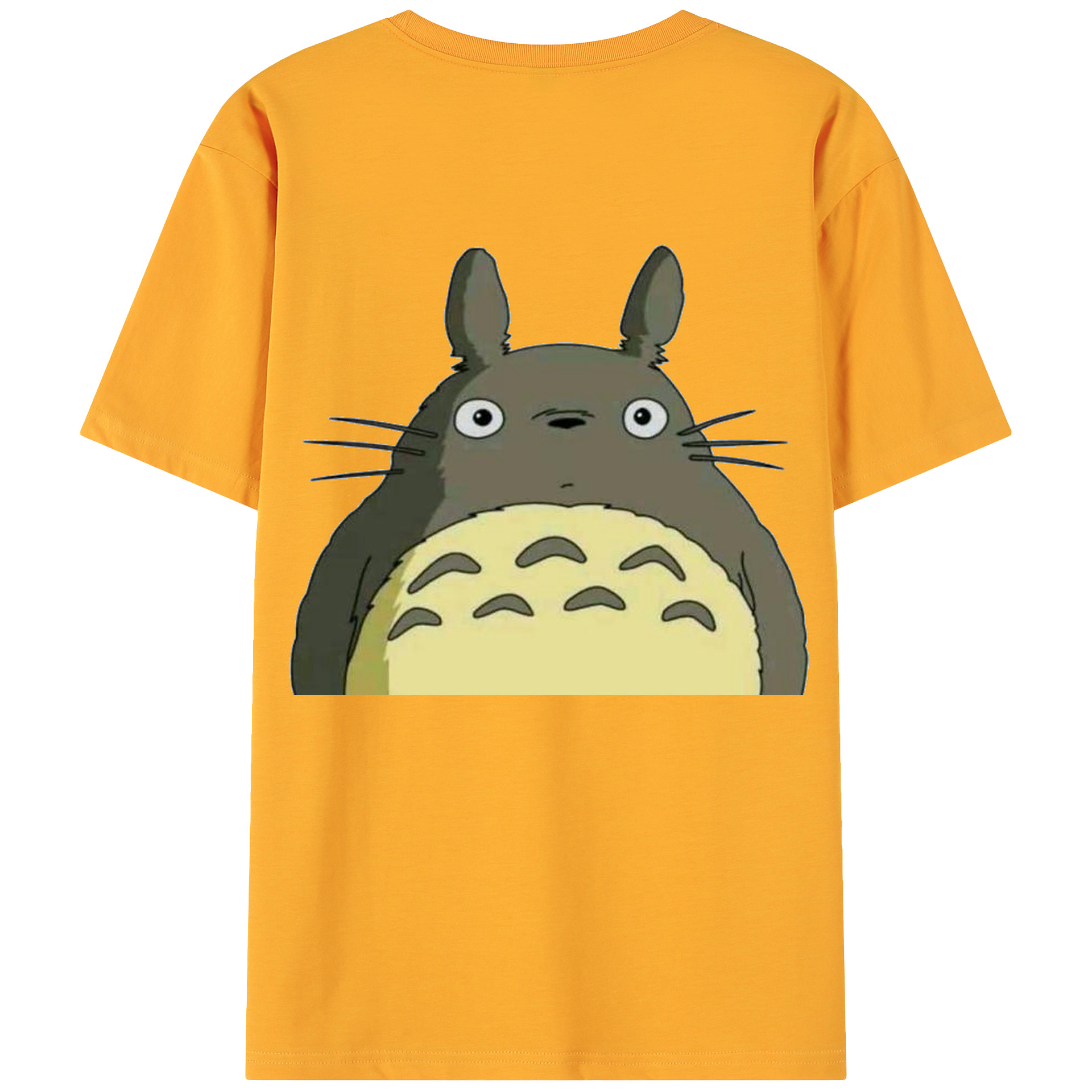 （画像用） となりのトトロ 草壁メイ 草壁サツキ My Neighbor Totoro Satsuki Kusakabe Mei Kusakabe 綿100％ メンズ半袖Tシャツ（バックプリント） 通気性