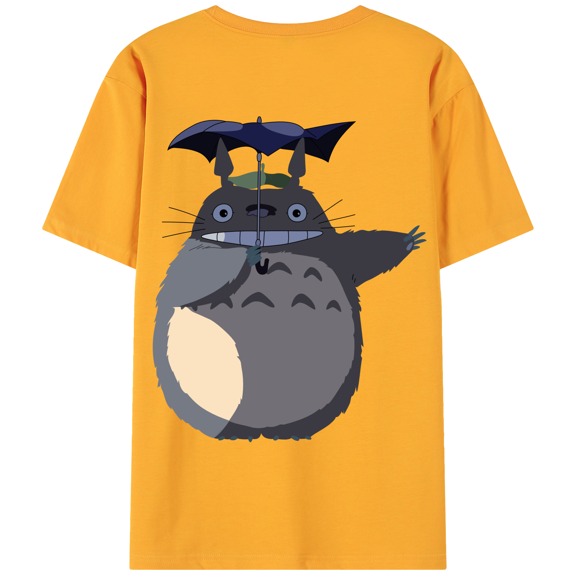 （画像用） となりのトトロ 草壁メイ 草壁サツキ My Neighbor Totoro Satsuki Kusakabe Mei Kusakabe 綿100％ メンズ半袖Tシャツ（バックプリント） 通気性