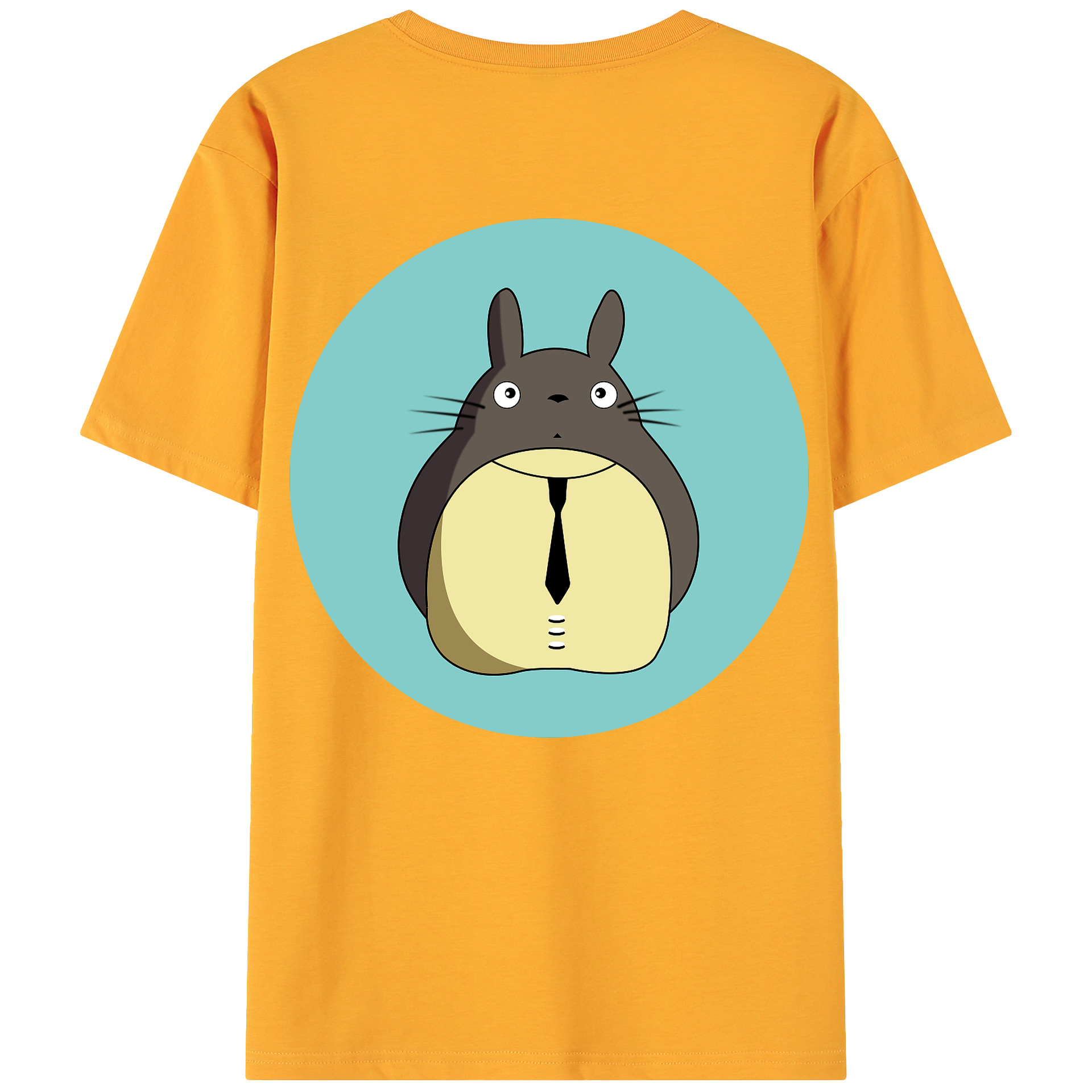 （画像用） となりのトトロ 草壁メイ 草壁サツキ My Neighbor Totoro Satsuki Kusakabe Mei Kusakabe 綿100％ メンズ半袖Tシャツ（バックプリント） 通気性