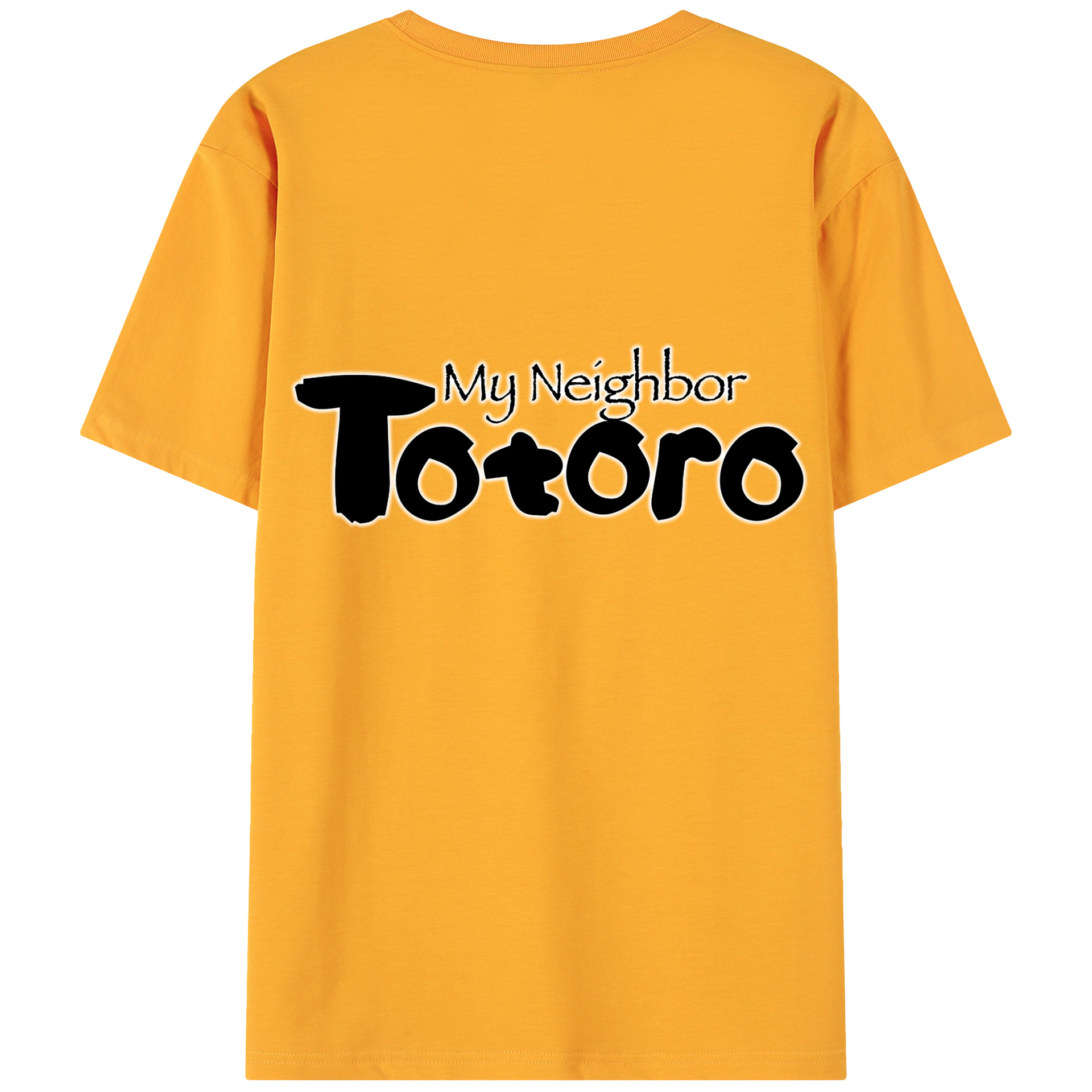 （画像用） となりのトトロ 草壁メイ 草壁サツキ My Neighbor Totoro Satsuki Kusakabe Mei Kusakabe 綿100％ メンズ半袖Tシャツ（バックプリント） 通気性