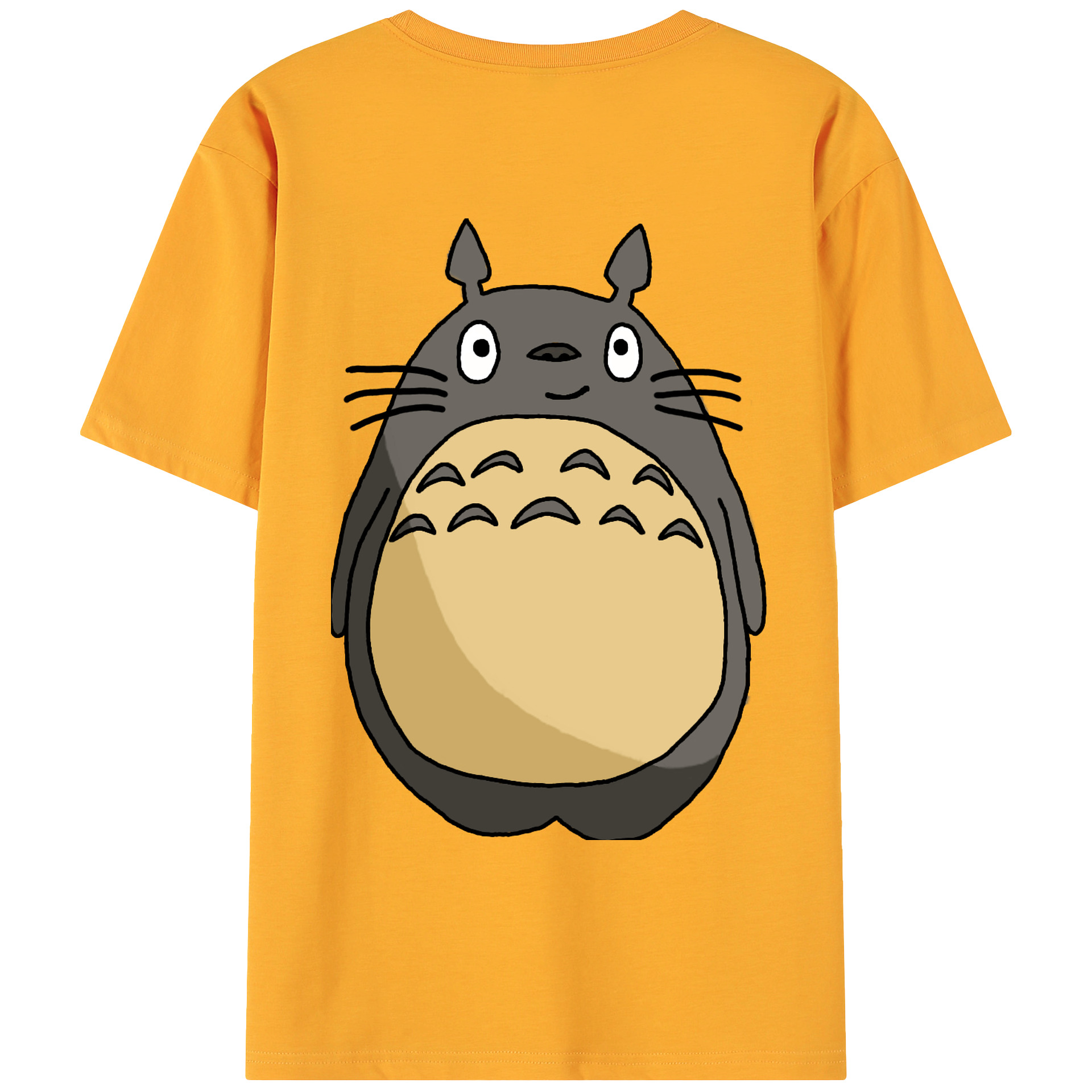 （画像用） となりのトトロ 草壁メイ 草壁サツキ My Neighbor Totoro Satsuki Kusakabe Mei Kusakabe 綿100％ メンズ半袖Tシャツ（バックプリント） 通気性