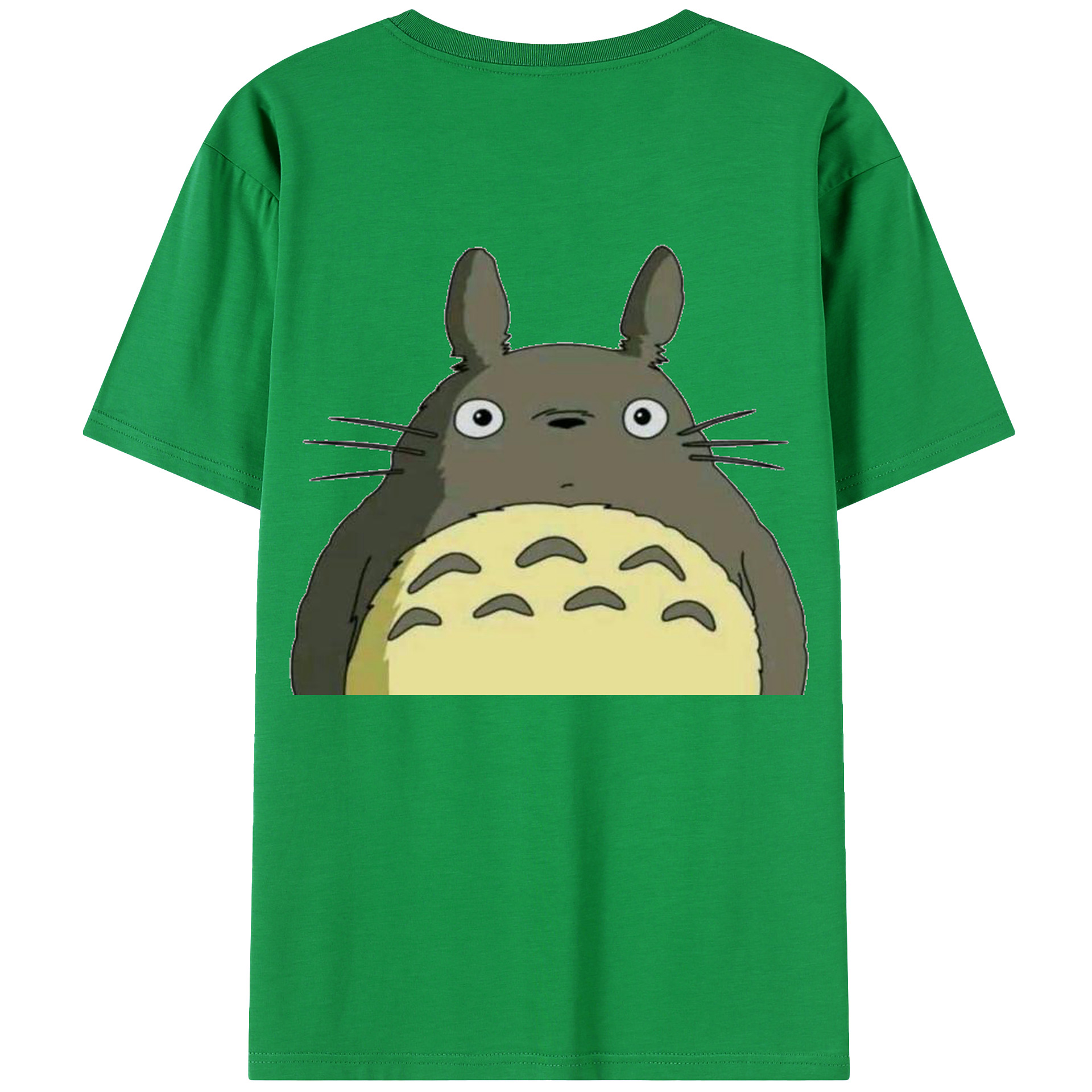 （画像用） となりのトトロ 草壁メイ 草壁サツキ My Neighbor Totoro Satsuki Kusakabe Mei Kusakabe 綿100％ メンズ半袖Tシャツ（バックプリント） 通気性