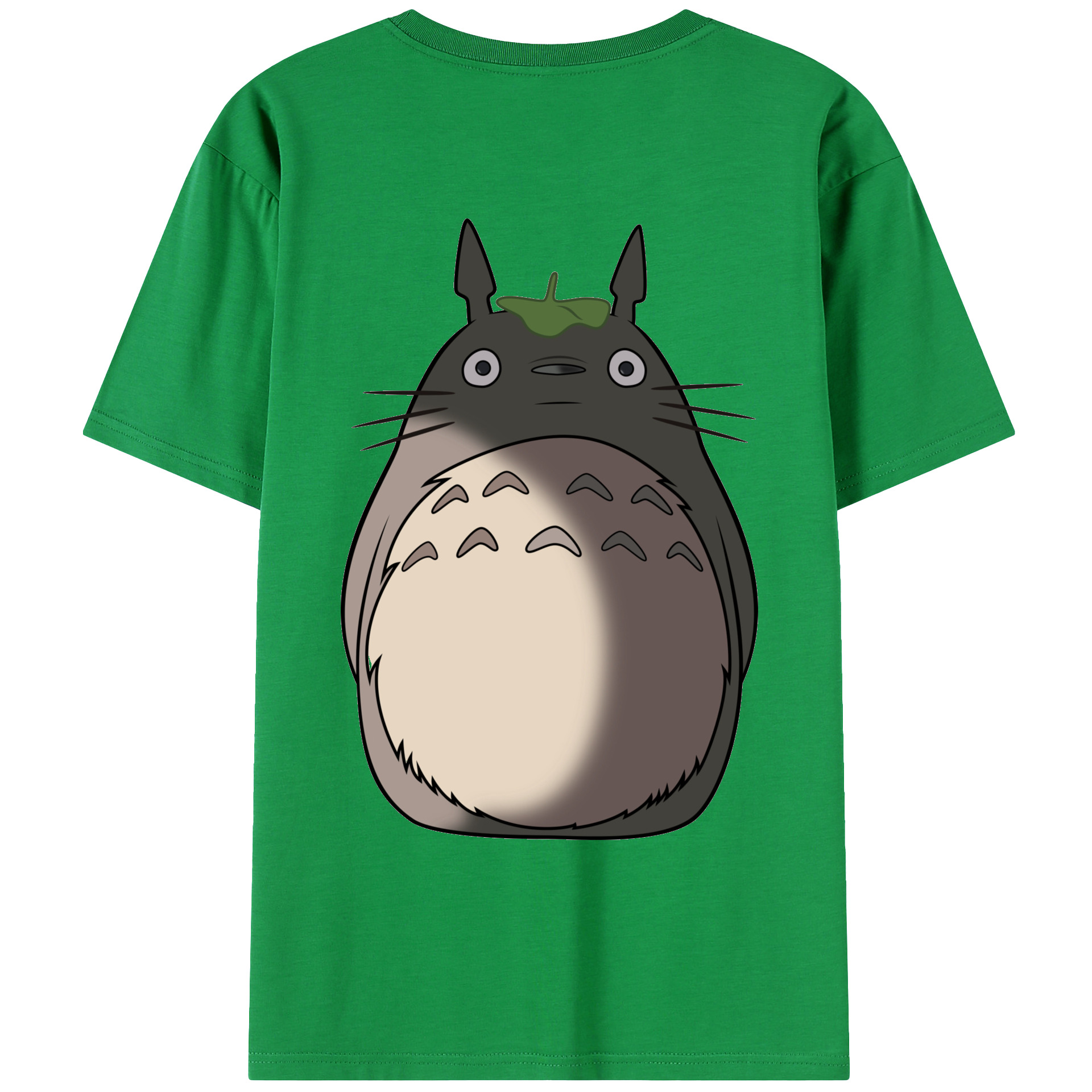 （画像用） となりのトトロ 草壁メイ 草壁サツキ My Neighbor Totoro Satsuki Kusakabe Mei Kusakabe 綿100％ メンズ半袖Tシャツ（バックプリント） 通気性