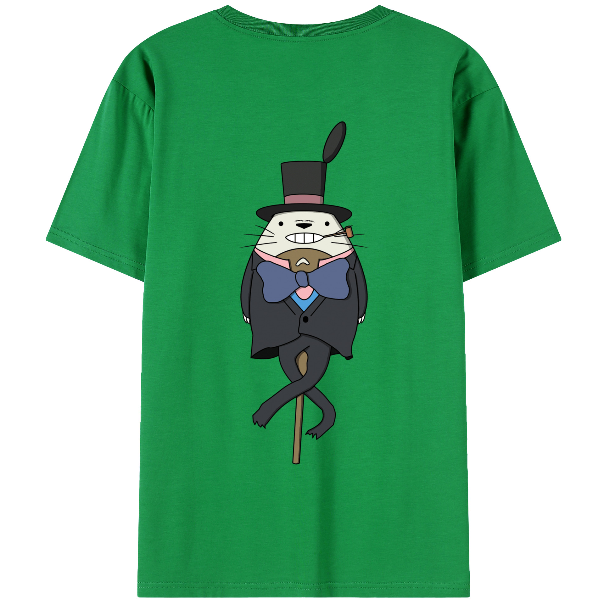 （画像用） となりのトトロ 草壁メイ 草壁サツキ My Neighbor Totoro Satsuki Kusakabe Mei Kusakabe 綿100％ メンズ半袖Tシャツ（バックプリント） 通気性