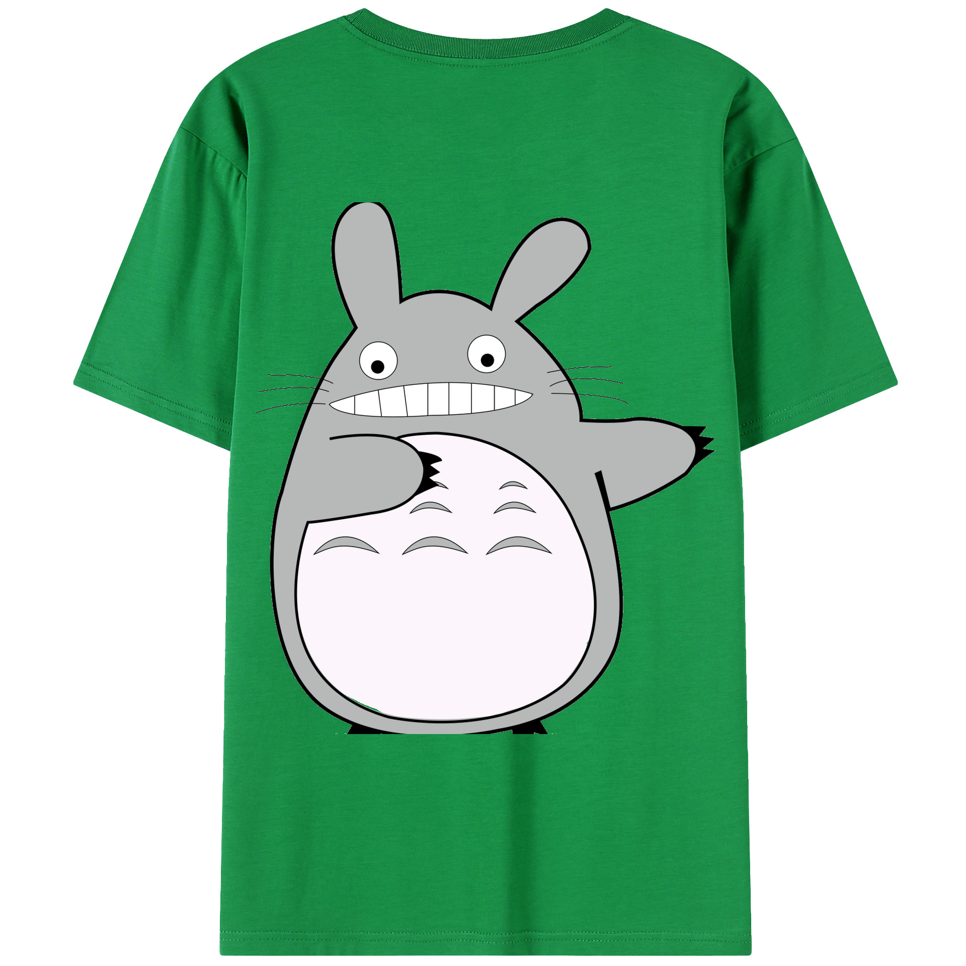 （画像用） となりのトトロ 草壁メイ 草壁サツキ My Neighbor Totoro Satsuki Kusakabe Mei Kusakabe 綿100％ メンズ半袖Tシャツ（バックプリント） 通気性
