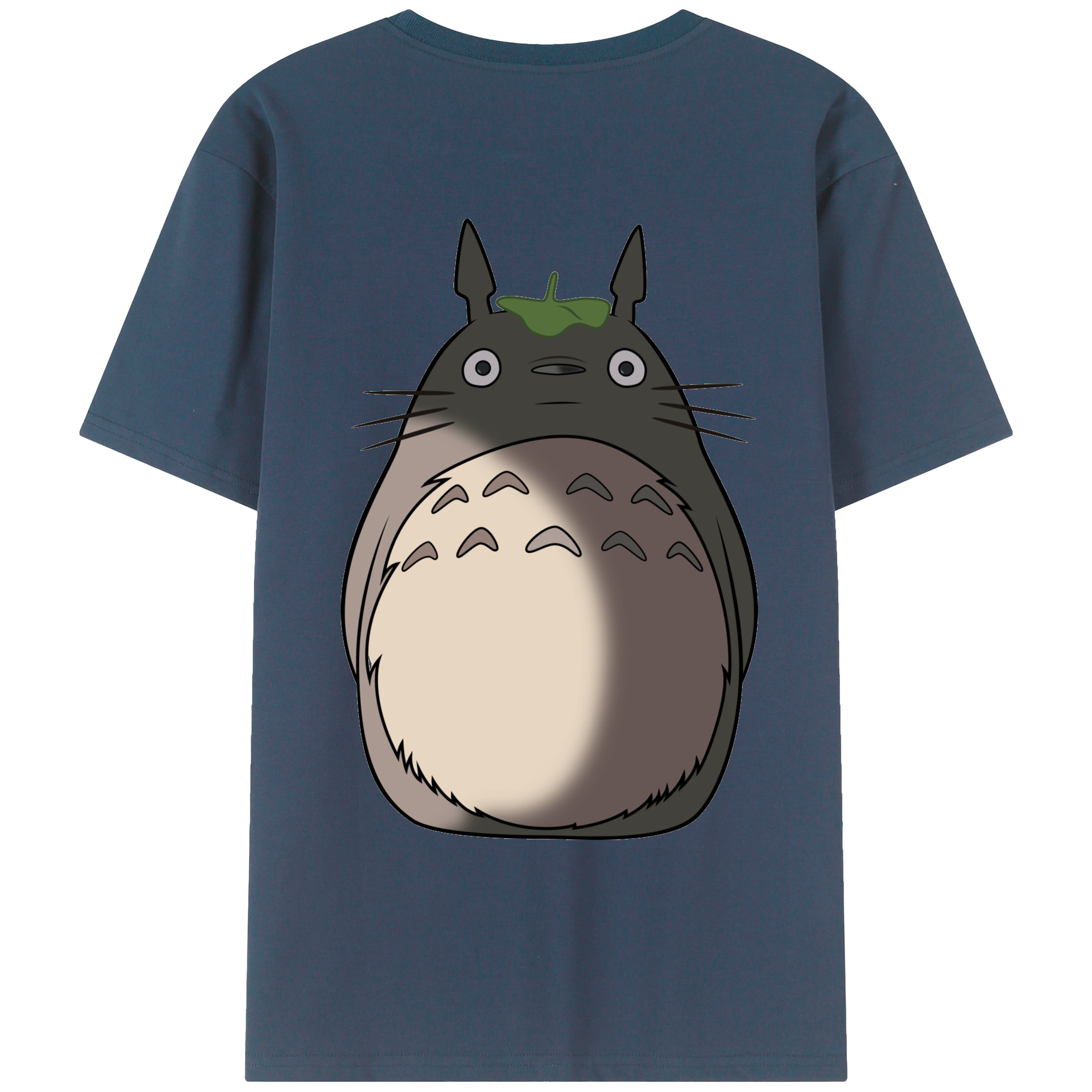 （画像用） となりのトトロ 草壁メイ 草壁サツキ My Neighbor Totoro Satsuki Kusakabe Mei Kusakabe 綿100％ メンズ半袖Tシャツ（バックプリント） 通気性