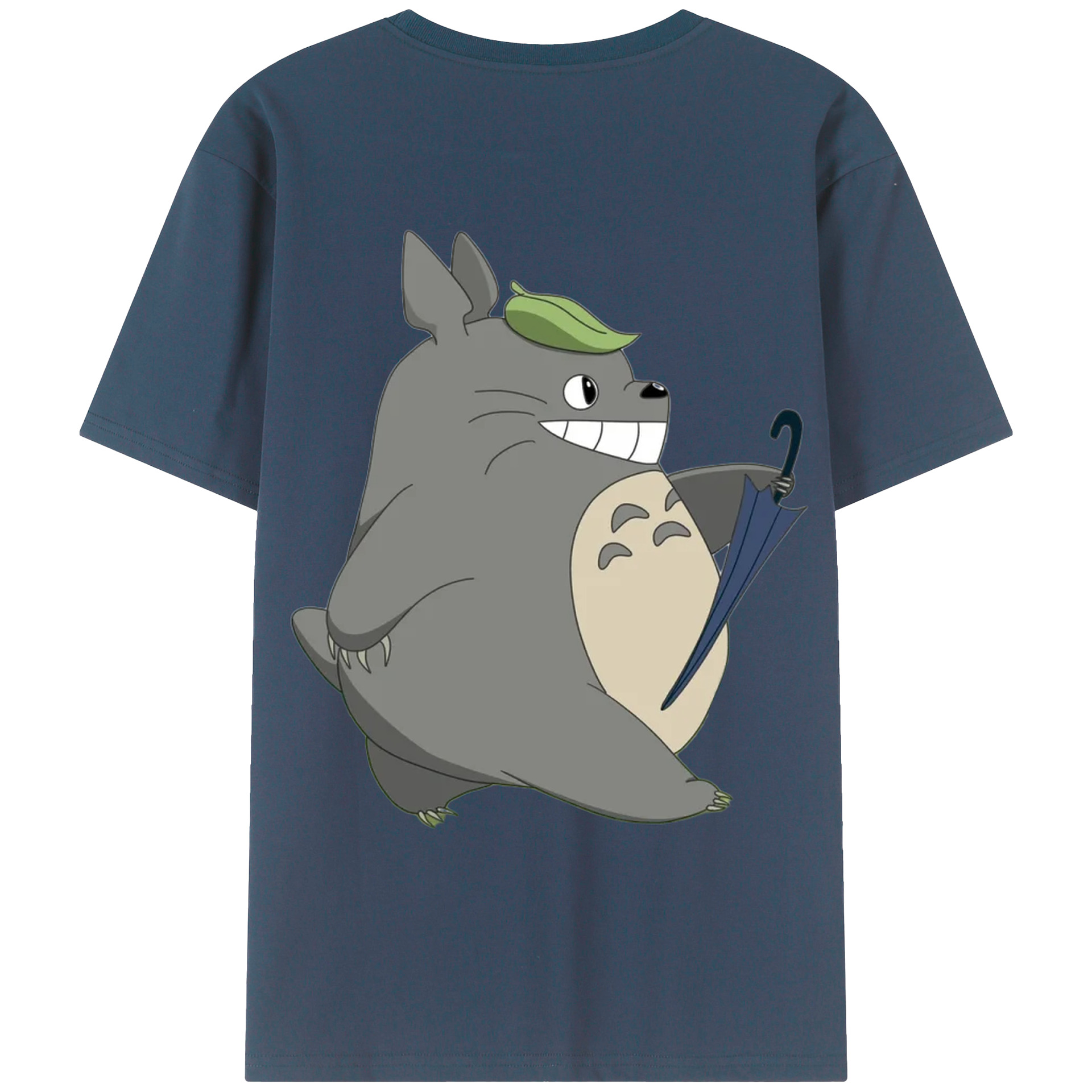 （画像用） となりのトトロ 草壁メイ 草壁サツキ My Neighbor Totoro Satsuki Kusakabe Mei Kusakabe 綿100％ メンズ半袖Tシャツ（バックプリント） 通気性