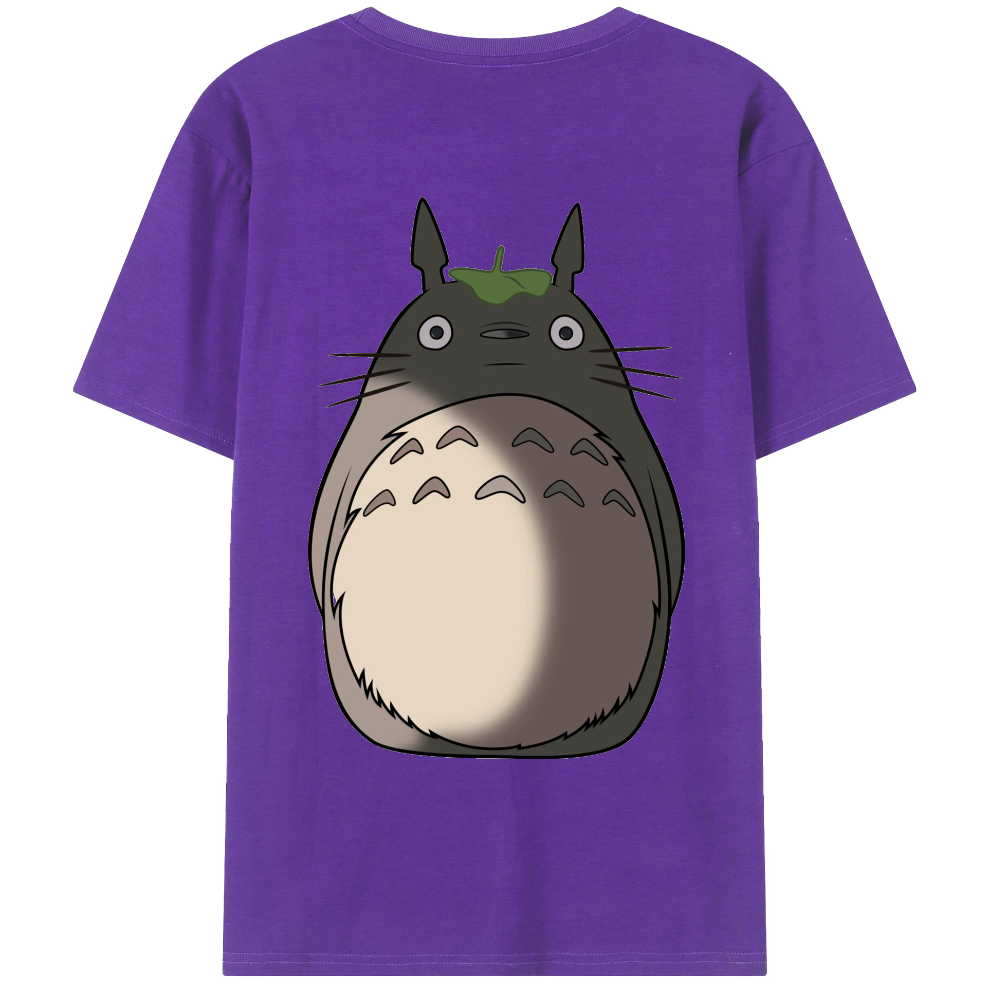 （画像用） となりのトトロ 草壁メイ 草壁サツキ My Neighbor Totoro Satsuki Kusakabe Mei Kusakabe 綿100％ メンズ半袖Tシャツ（バックプリント） 通気性