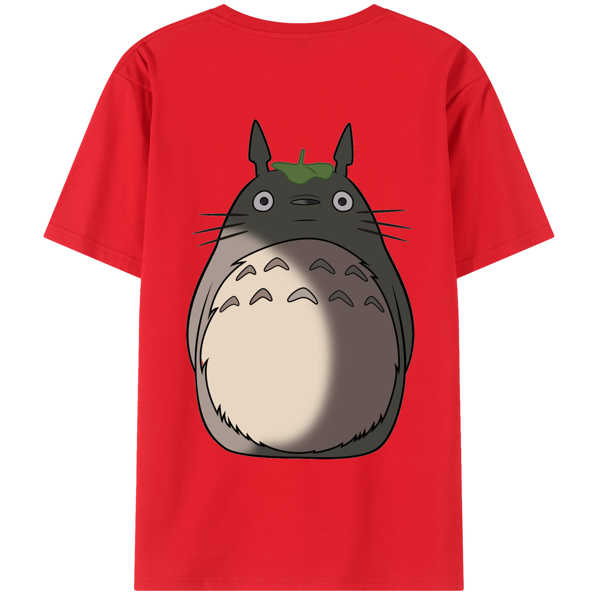 （画像用） となりのトトロ 草壁メイ 草壁サツキ My Neighbor Totoro Satsuki Kusakabe Mei Kusakabe 綿100％ メンズ半袖Tシャツ（バックプリント） 通気性