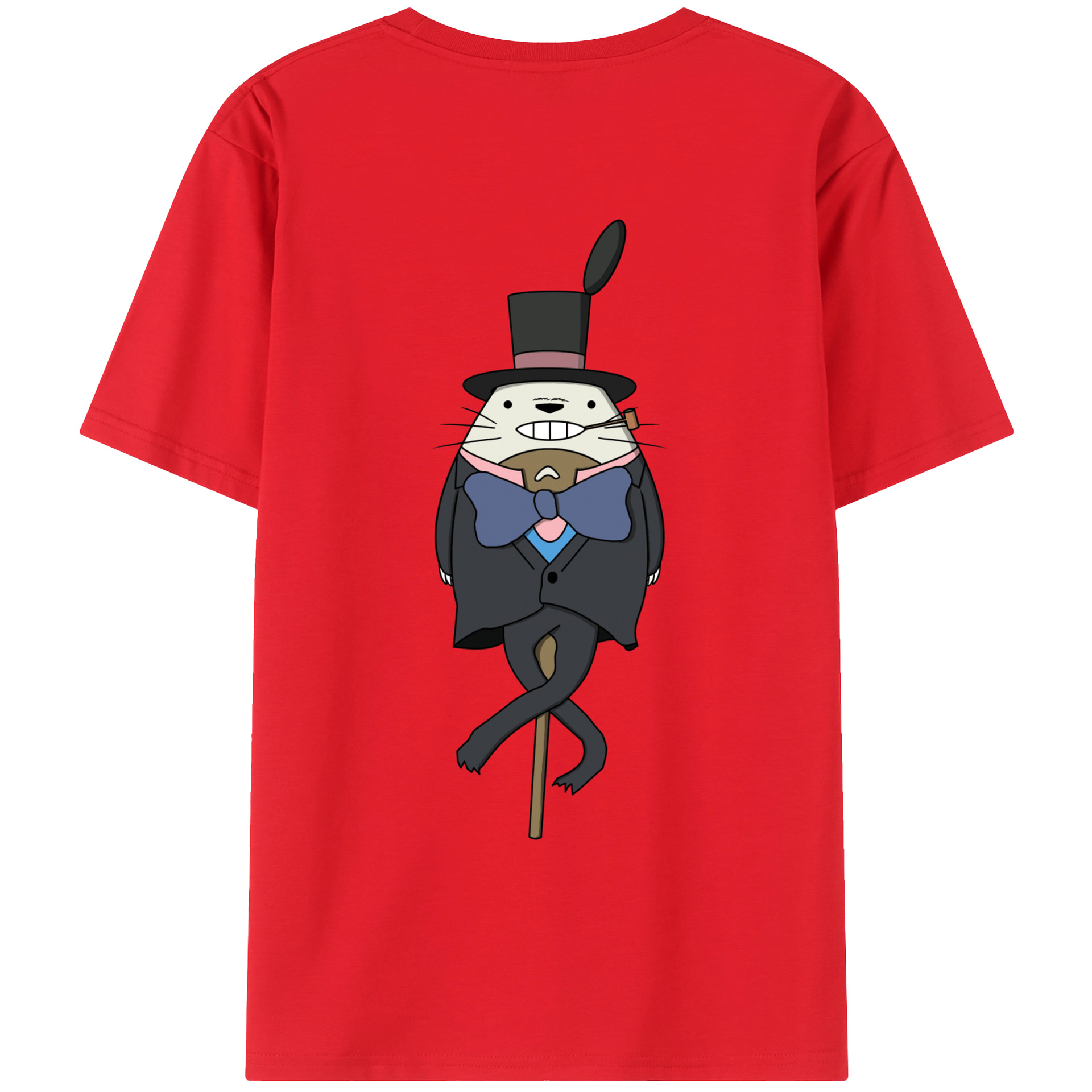 （画像用） となりのトトロ 草壁メイ 草壁サツキ My Neighbor Totoro Satsuki Kusakabe Mei Kusakabe 綿100％ メンズ半袖Tシャツ（バックプリント） 通気性
