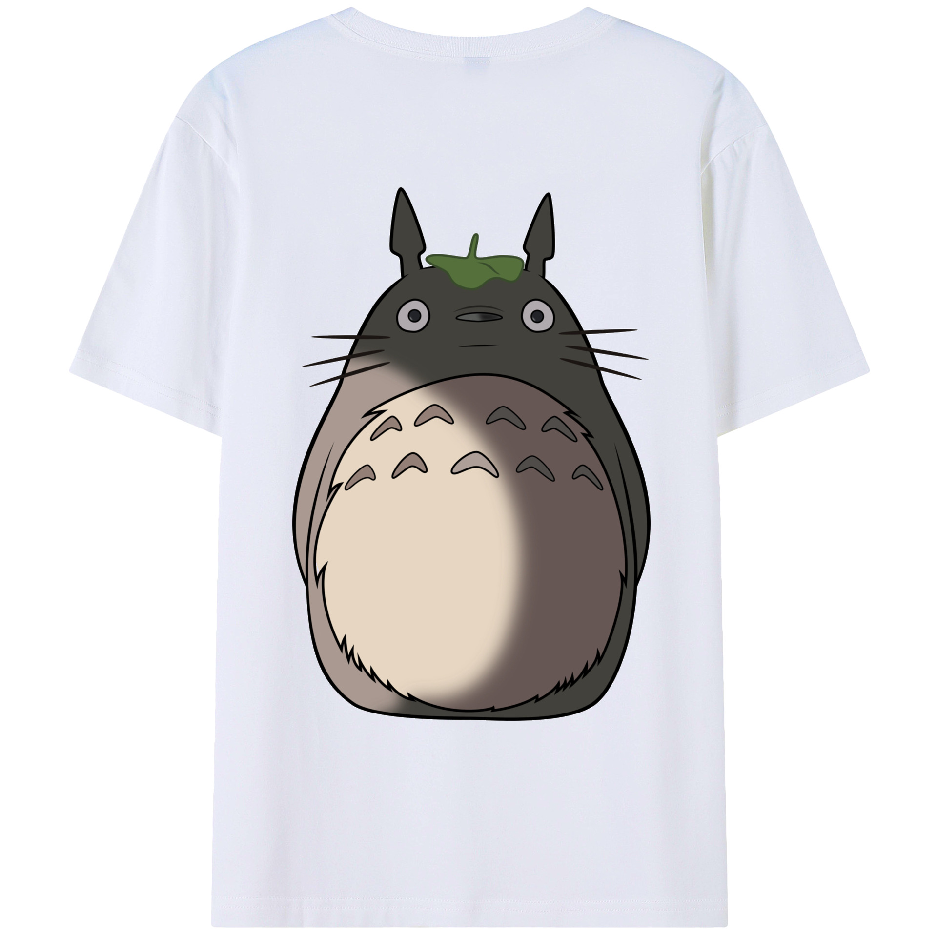 （画像用） となりのトトロ 草壁メイ 草壁サツキ My Neighbor Totoro Satsuki Kusakabe Mei Kusakabe 綿100％ メンズ半袖Tシャツ（バックプリント） 通気性