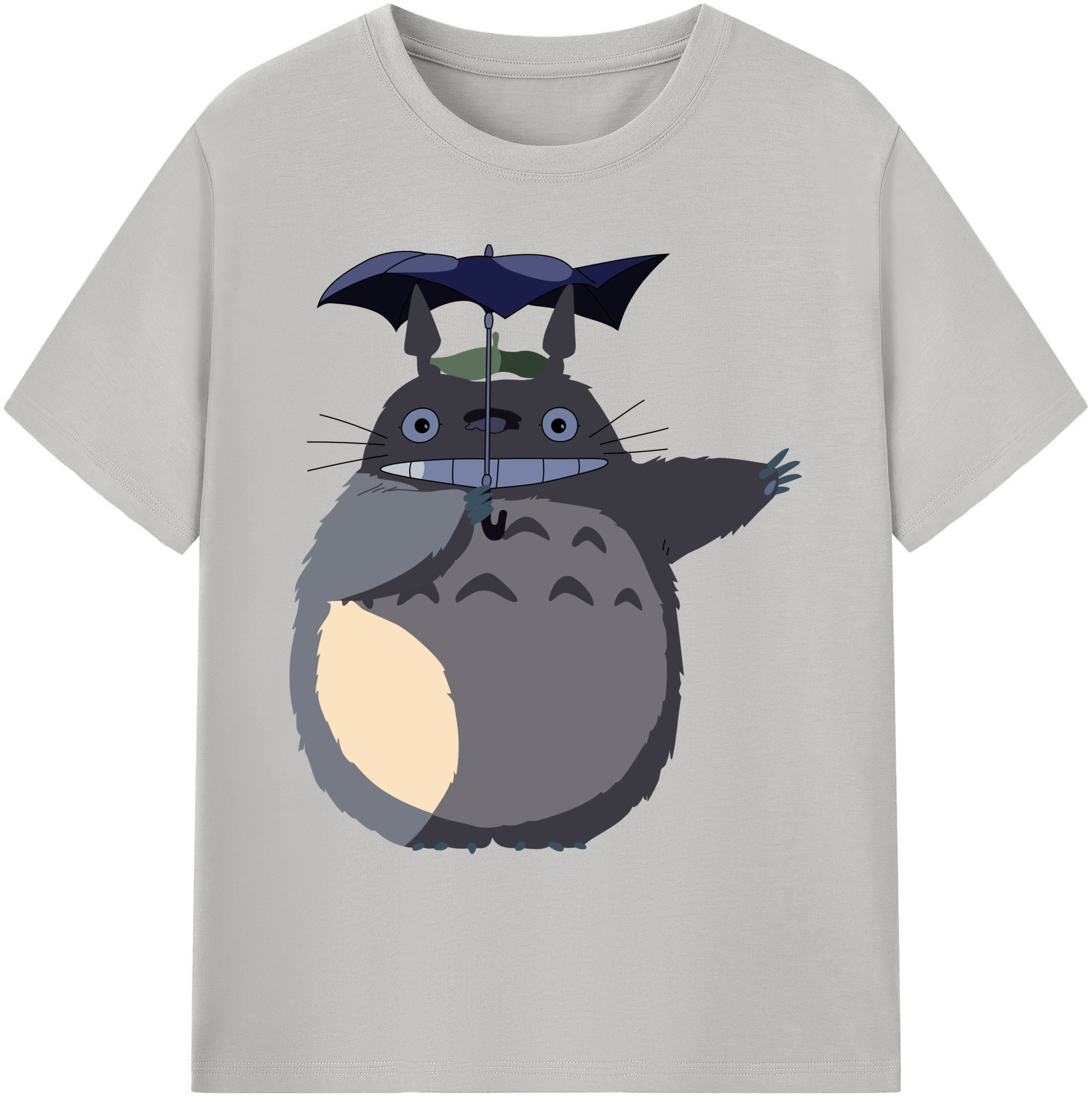 （画像用） となりのトトロ 草壁メイ 草壁サツキ My Neighbor Totoro Satsuki Kusakabe Mei Kusakabe 綿100％ メンズ半袖Tシャツ｜肌触りやわらか＆通気性
