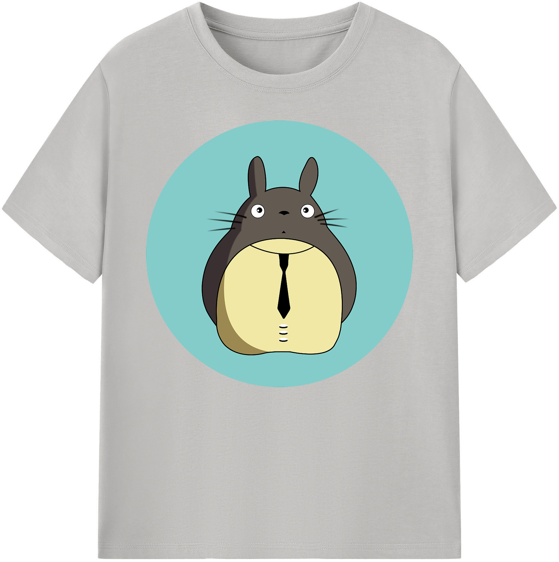 （画像用） となりのトトロ 草壁メイ 草壁サツキ My Neighbor Totoro Satsuki Kusakabe Mei Kusakabe 綿100％ メンズ半袖Tシャツ｜肌触りやわらか＆通気性