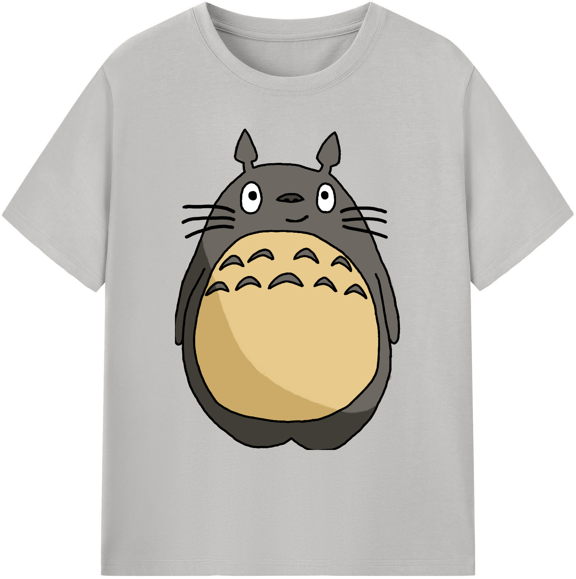 （画像用） となりのトトロ 草壁メイ 草壁サツキ My Neighbor Totoro Satsuki Kusakabe Mei Kusakabe 綿100％ メンズ半袖Tシャツ｜肌触りやわらか＆通気性