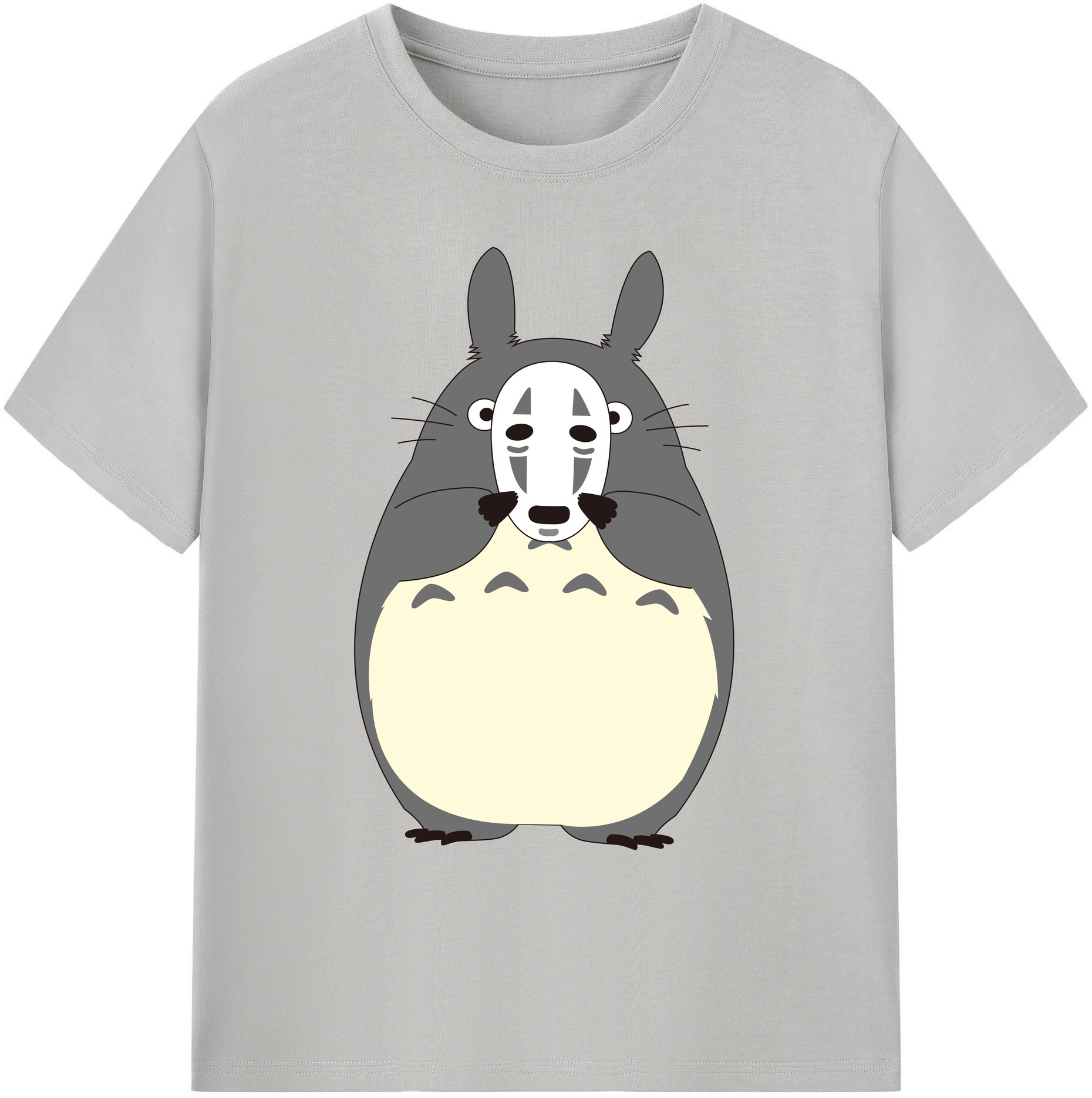 （画像用） となりのトトロ 草壁メイ 草壁サツキ My Neighbor Totoro Satsuki Kusakabe Mei Kusakabe 綿100％ メンズ半袖Tシャツ｜肌触りやわらか＆通気性