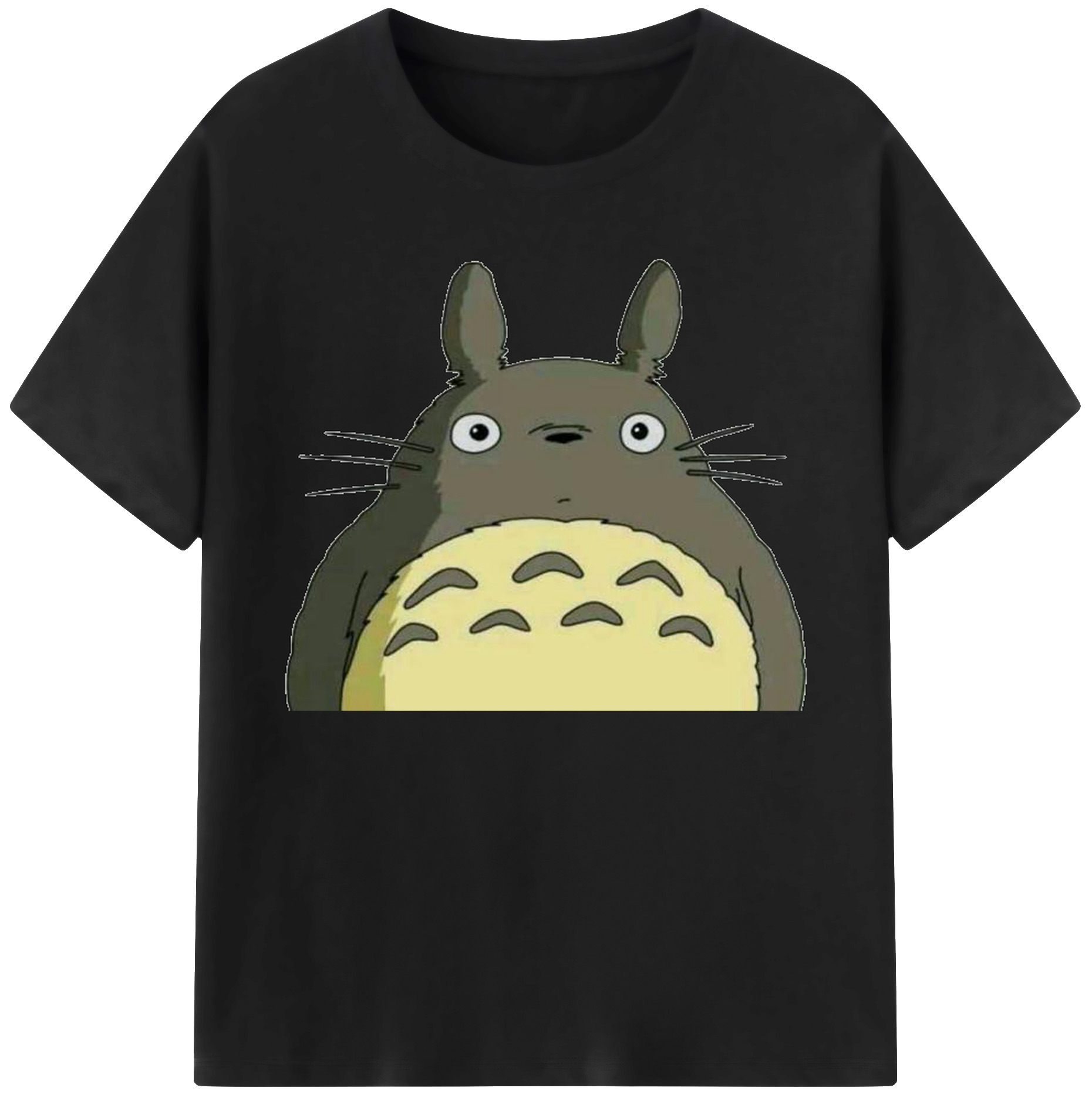 （画像用） となりのトトロ 草壁メイ 草壁サツキ My Neighbor Totoro Satsuki Kusakabe Mei Kusakabe 綿100％ メンズ半袖Tシャツ｜肌触りやわらか＆通気性