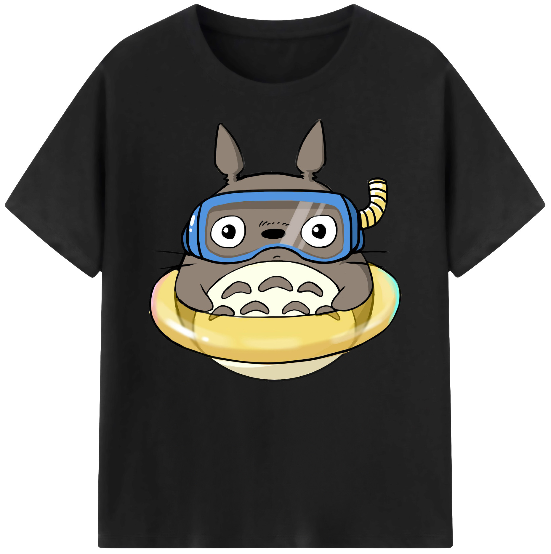 （画像用） となりのトトロ 草壁メイ 草壁サツキ My Neighbor Totoro Satsuki Kusakabe Mei Kusakabe 綿100％ メンズ半袖Tシャツ｜肌触りやわらか＆通気性