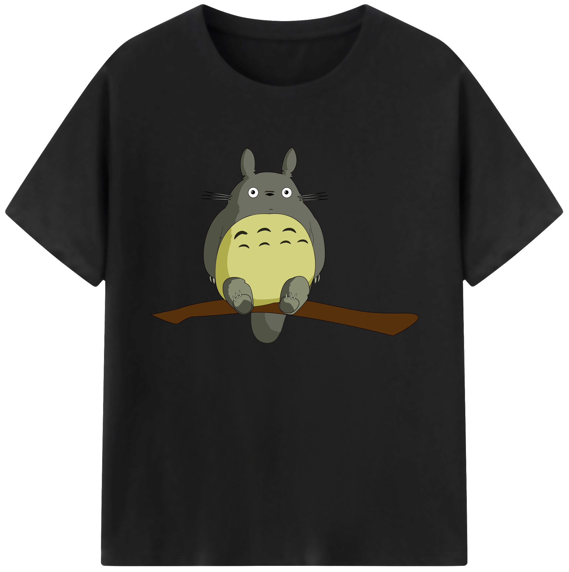 （画像用） となりのトトロ 草壁メイ 草壁サツキ My Neighbor Totoro Satsuki Kusakabe Mei Kusakabe 綿100％ メンズ半袖Tシャツ｜肌触りやわらか＆通気性