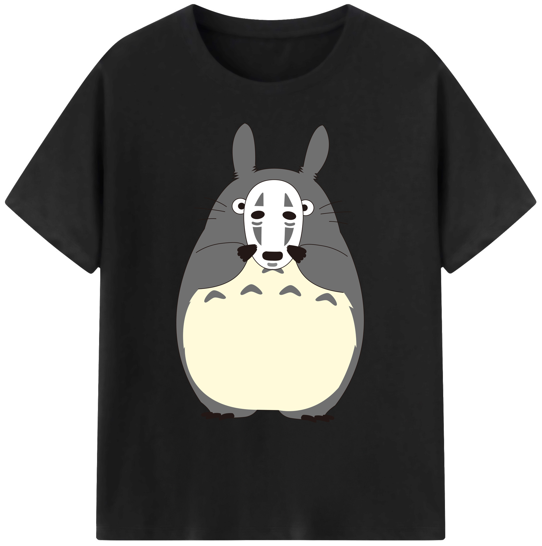 （画像用） となりのトトロ 草壁メイ 草壁サツキ My Neighbor Totoro Satsuki Kusakabe Mei Kusakabe 綿100％ メンズ半袖Tシャツ｜肌触りやわらか＆通気性