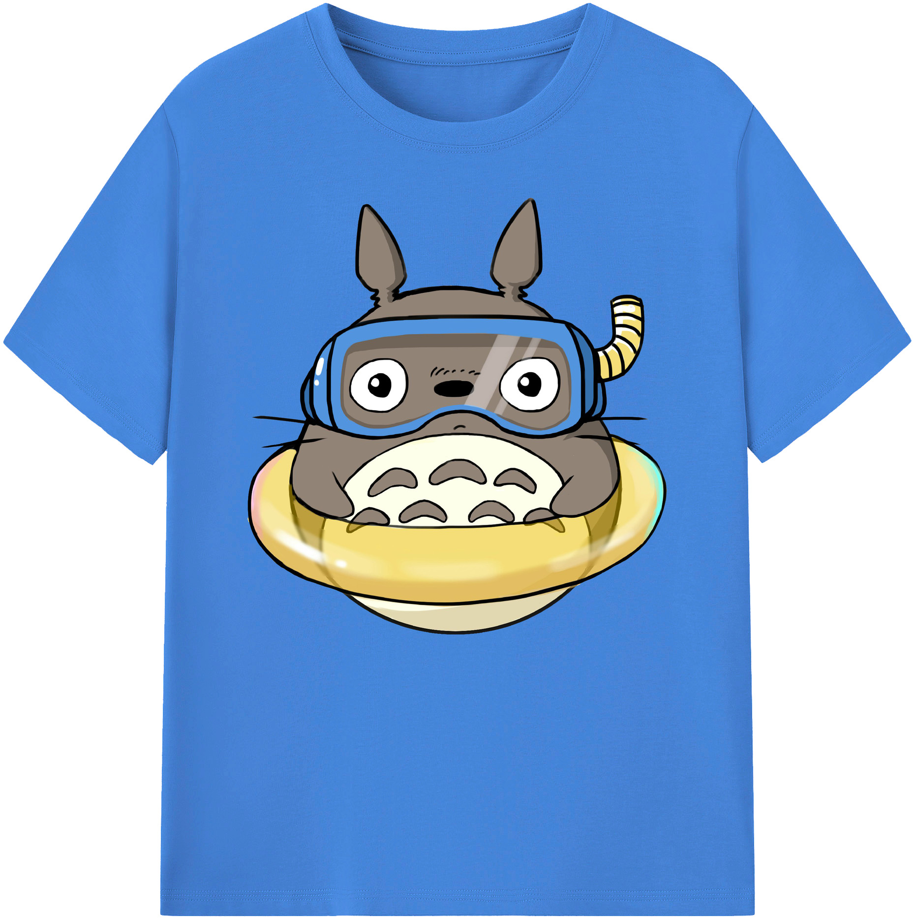 （画像用） となりのトトロ 草壁メイ 草壁サツキ My Neighbor Totoro Satsuki Kusakabe Mei Kusakabe 綿100％ メンズ半袖Tシャツ｜肌触りやわらか＆通気性
