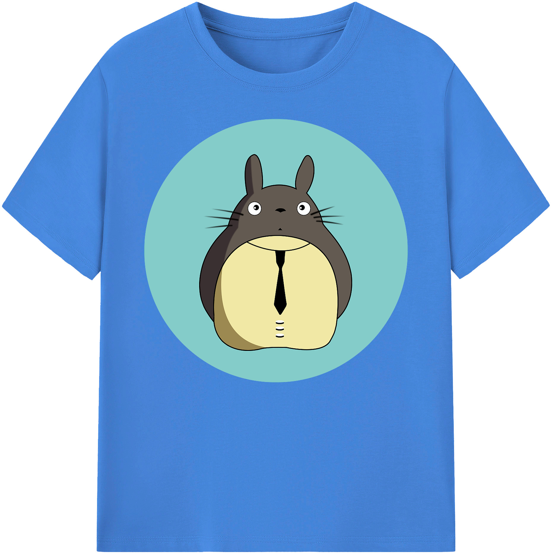 （画像用） となりのトトロ 草壁メイ 草壁サツキ My Neighbor Totoro Satsuki Kusakabe Mei Kusakabe 綿100％ メンズ半袖Tシャツ｜肌触りやわらか＆通気性