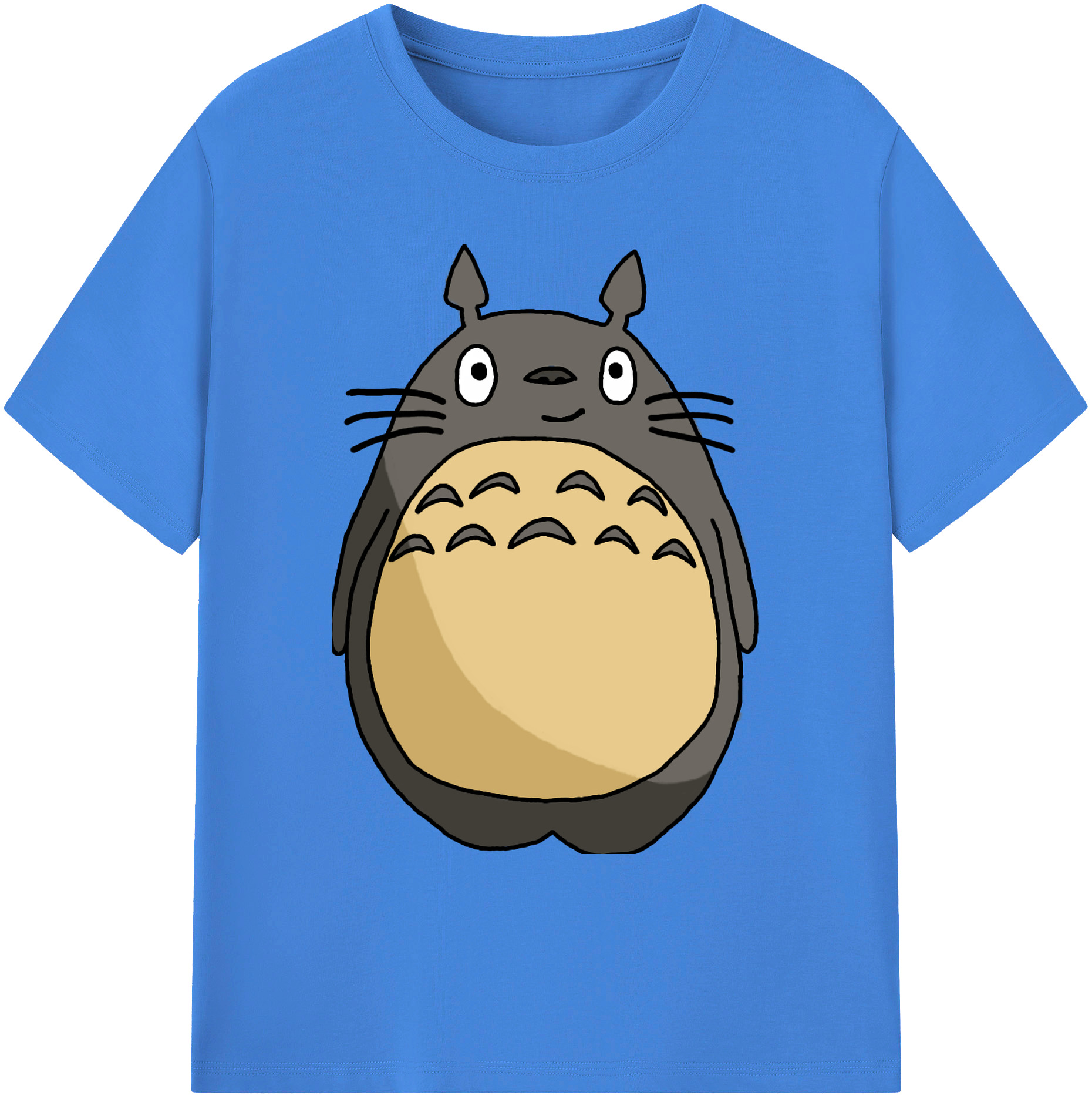 （画像用） となりのトトロ 草壁メイ 草壁サツキ My Neighbor Totoro Satsuki Kusakabe Mei Kusakabe 綿100％ メンズ半袖Tシャツ｜肌触りやわらか＆通気性