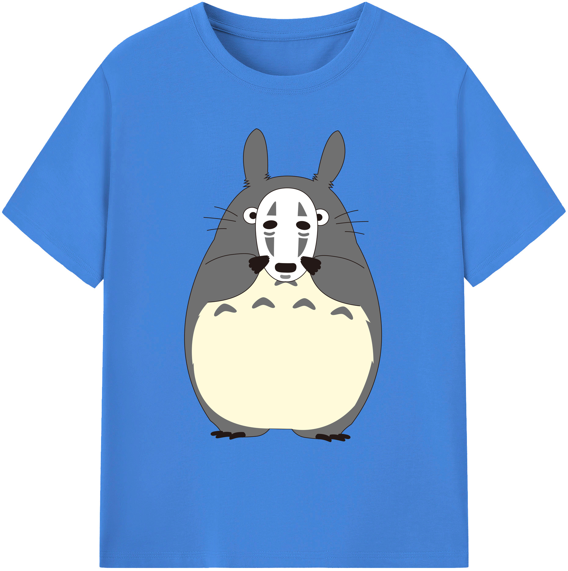 （画像用） となりのトトロ 草壁メイ 草壁サツキ My Neighbor Totoro Satsuki Kusakabe Mei Kusakabe 綿100％ メンズ半袖Tシャツ｜肌触りやわらか＆通気性
