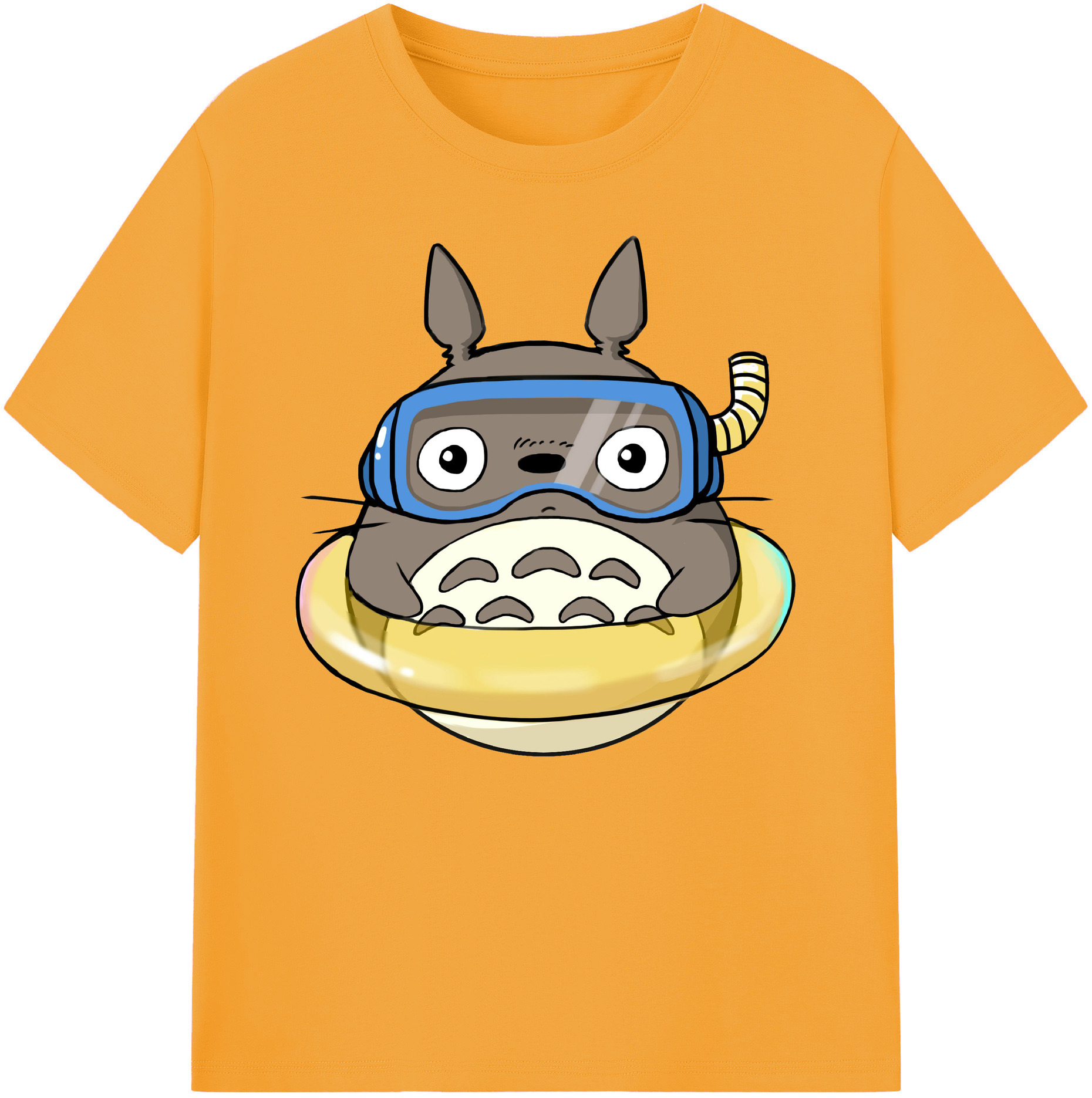 （画像用） となりのトトロ 草壁メイ 草壁サツキ My Neighbor Totoro Satsuki Kusakabe Mei Kusakabe 綿100％ メンズ半袖Tシャツ｜肌触りやわらか＆通気性