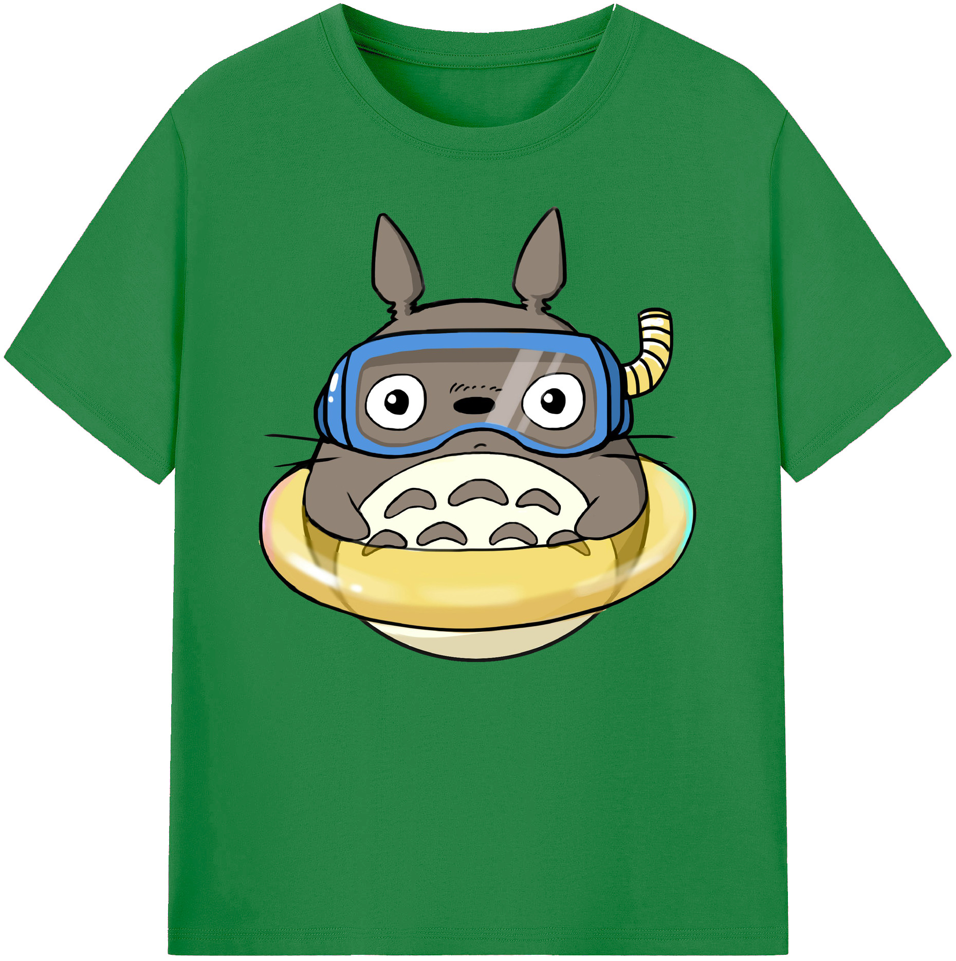 （画像用） となりのトトロ 草壁メイ 草壁サツキ My Neighbor Totoro Satsuki Kusakabe Mei Kusakabe 綿100％ メンズ半袖Tシャツ｜肌触りやわらか＆通気性