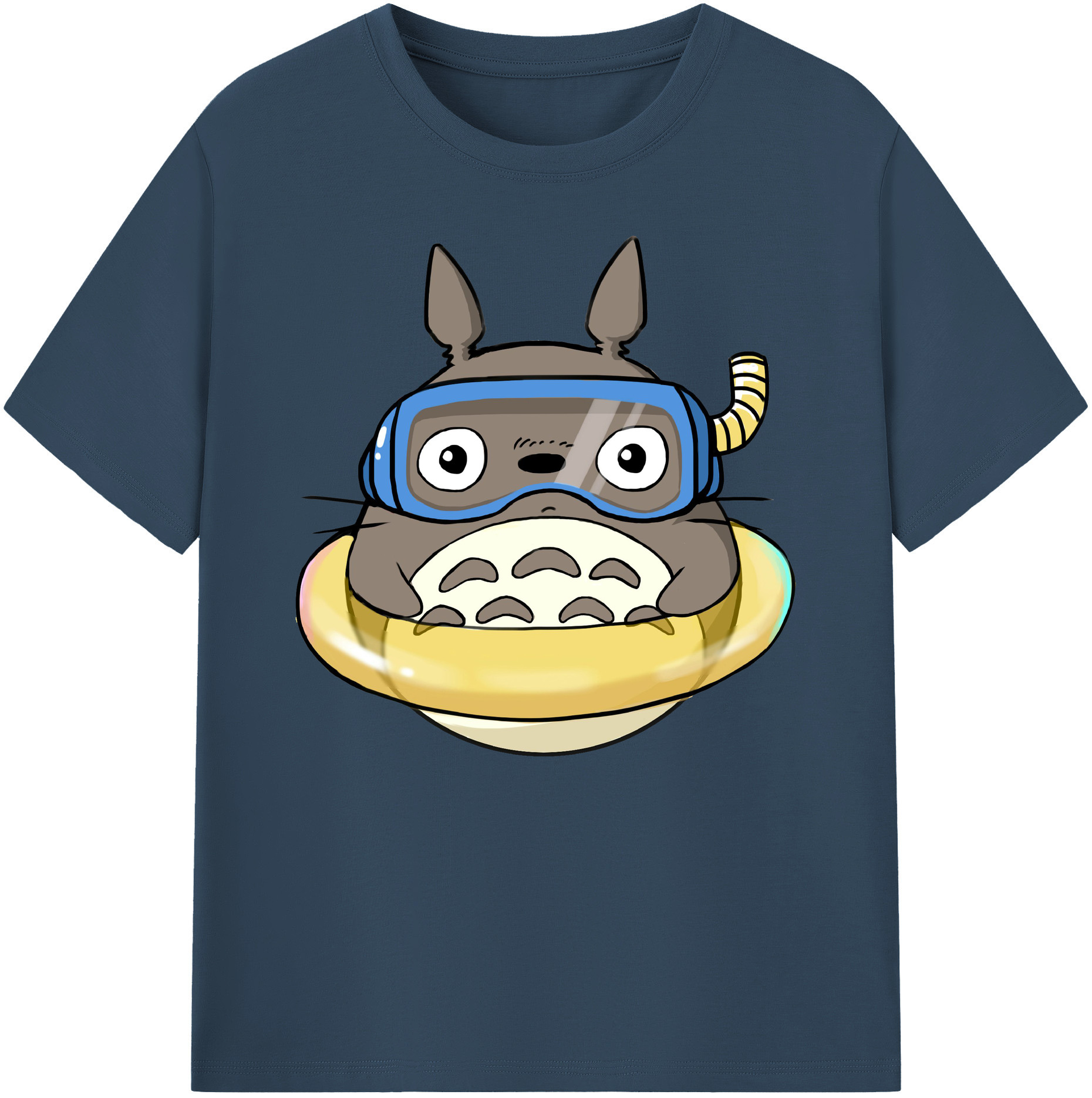 （画像用） となりのトトロ 草壁メイ 草壁サツキ My Neighbor Totoro Satsuki Kusakabe Mei Kusakabe 綿100％ メンズ半袖Tシャツ｜肌触りやわらか＆通気性