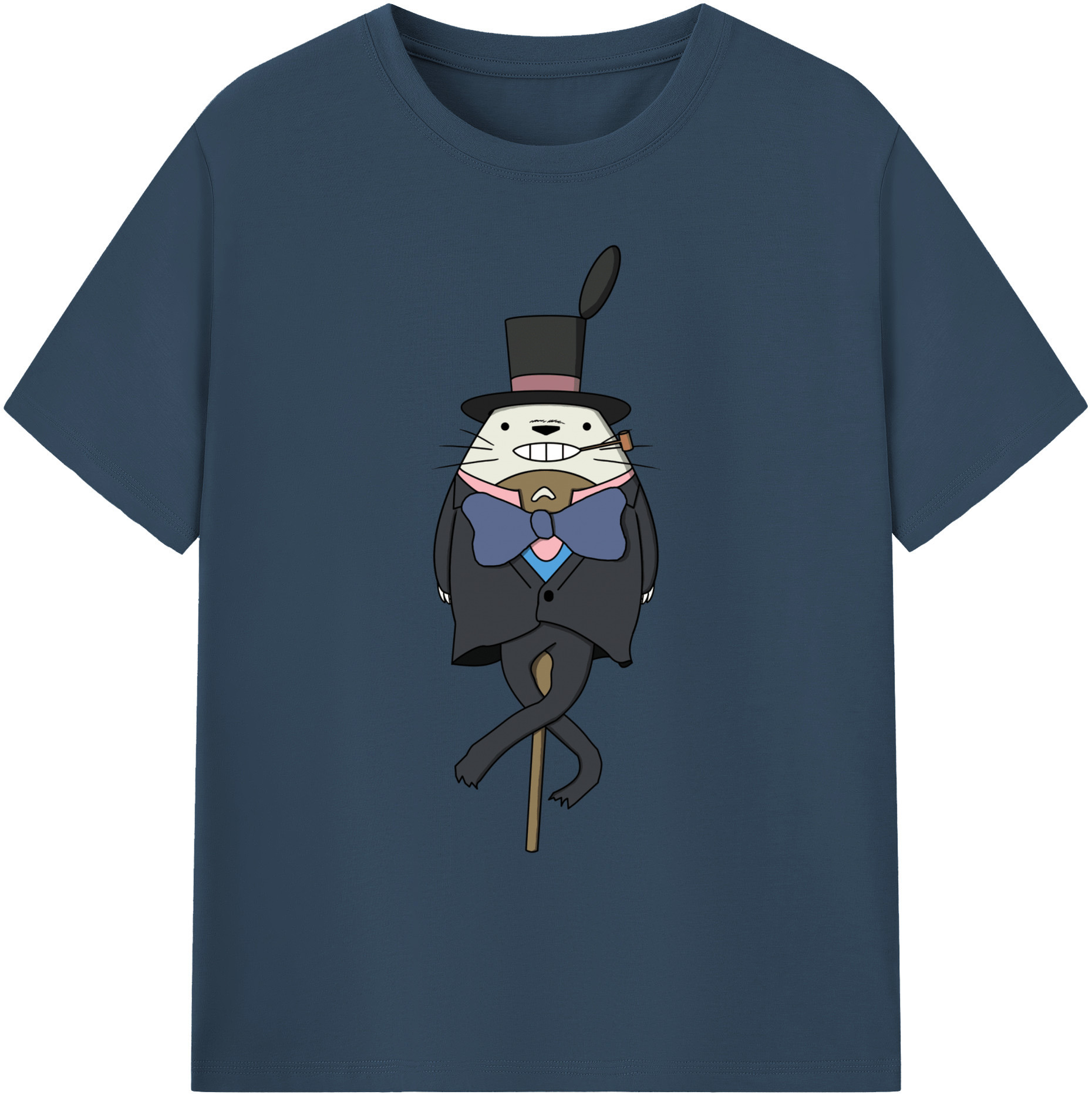 （画像用） となりのトトロ 草壁メイ 草壁サツキ My Neighbor Totoro Satsuki Kusakabe Mei Kusakabe 綿100％ メンズ半袖Tシャツ｜肌触りやわらか＆通気性