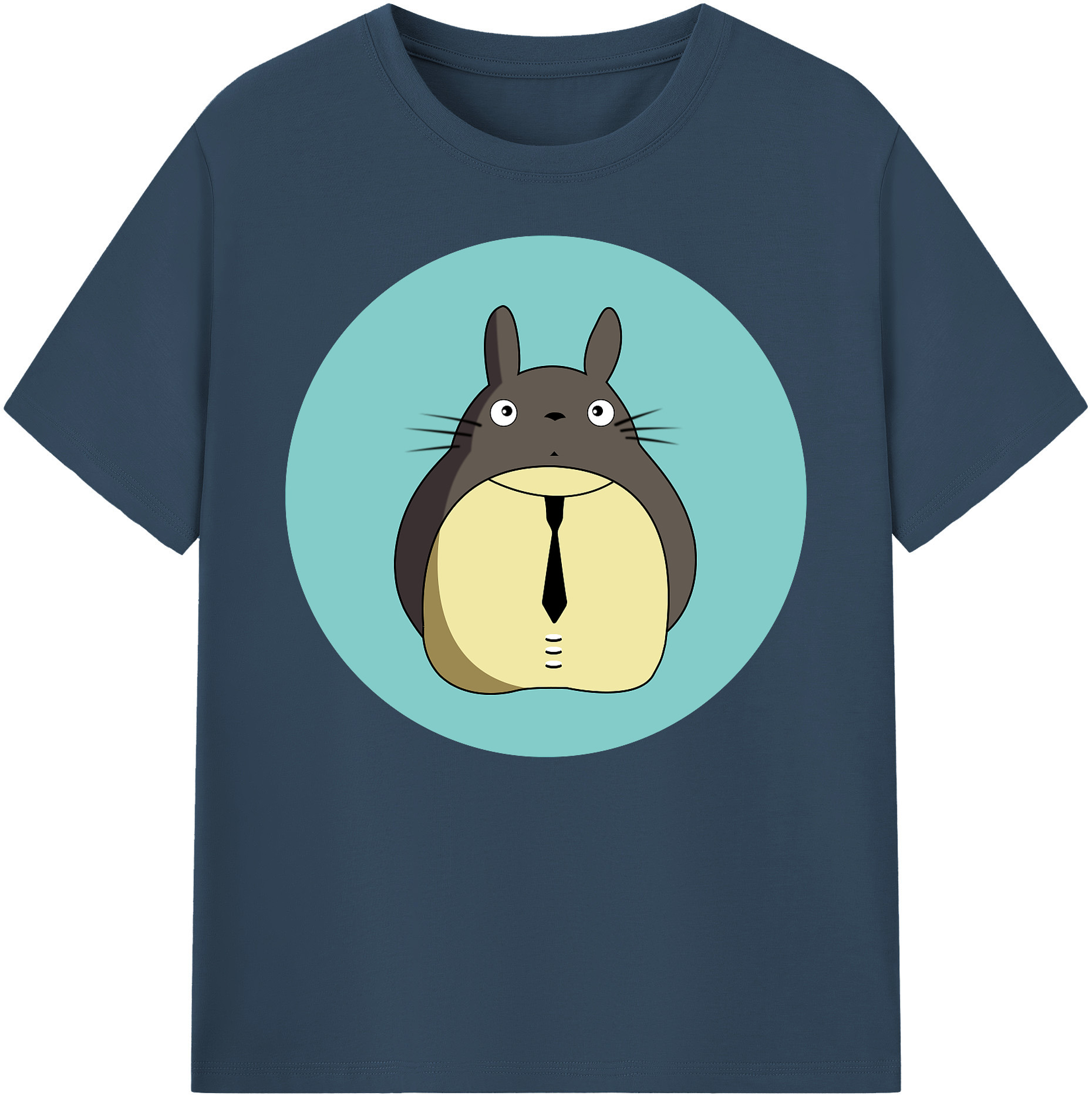 （画像用） となりのトトロ 草壁メイ 草壁サツキ My Neighbor Totoro Satsuki Kusakabe Mei Kusakabe 綿100％ メンズ半袖Tシャツ｜肌触りやわらか＆通気性