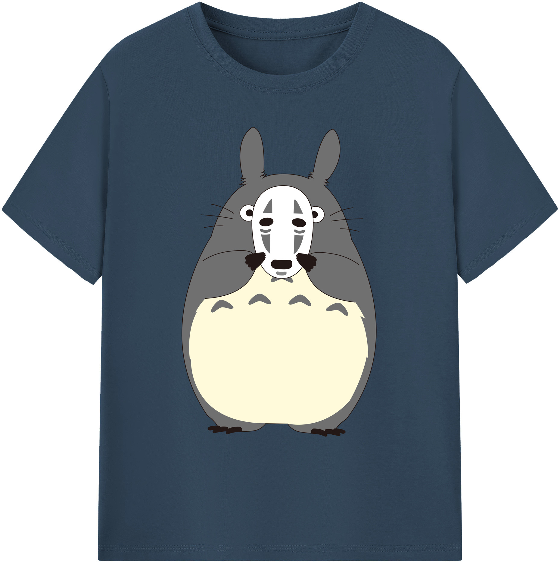 （画像用） となりのトトロ 草壁メイ 草壁サツキ My Neighbor Totoro Satsuki Kusakabe Mei Kusakabe 綿100％ メンズ半袖Tシャツ｜肌触りやわらか＆通気性