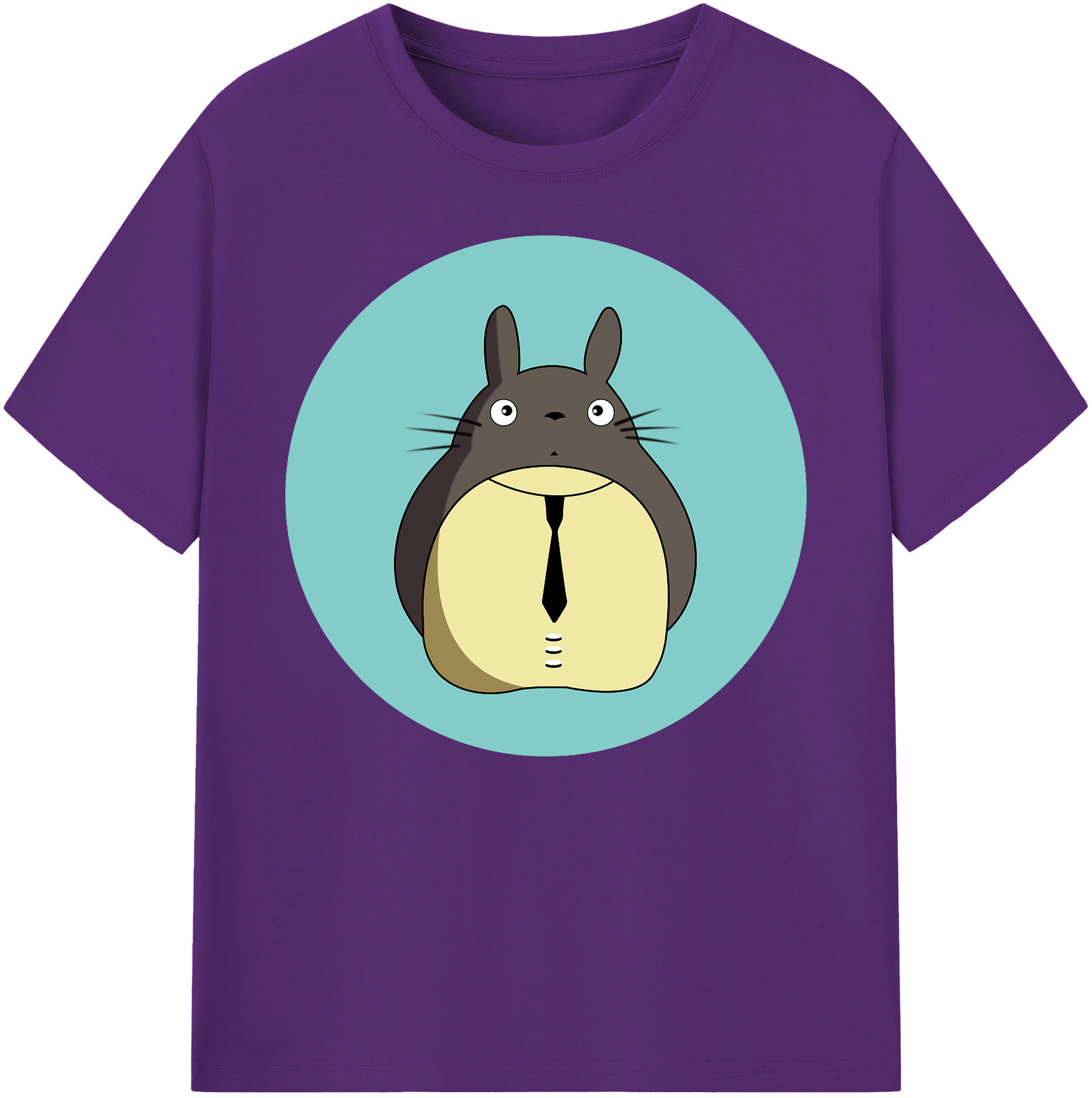 （画像用） となりのトトロ 草壁メイ 草壁サツキ My Neighbor Totoro Satsuki Kusakabe Mei Kusakabe 綿100％ メンズ半袖Tシャツ｜肌触りやわらか＆通気性
