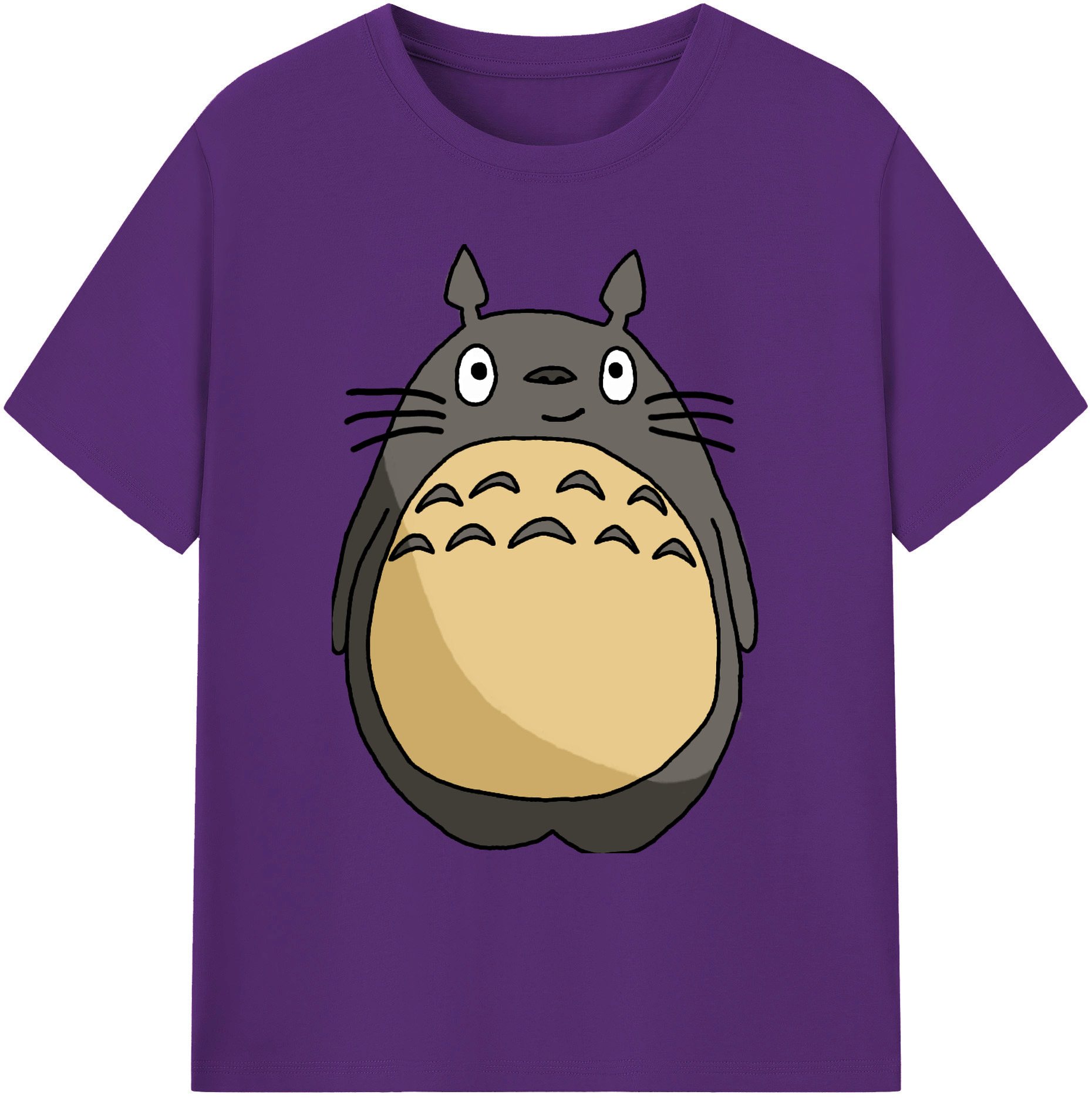 （画像用） となりのトトロ 草壁メイ 草壁サツキ My Neighbor Totoro Satsuki Kusakabe Mei Kusakabe 綿100％ メンズ半袖Tシャツ｜肌触りやわらか＆通気性
