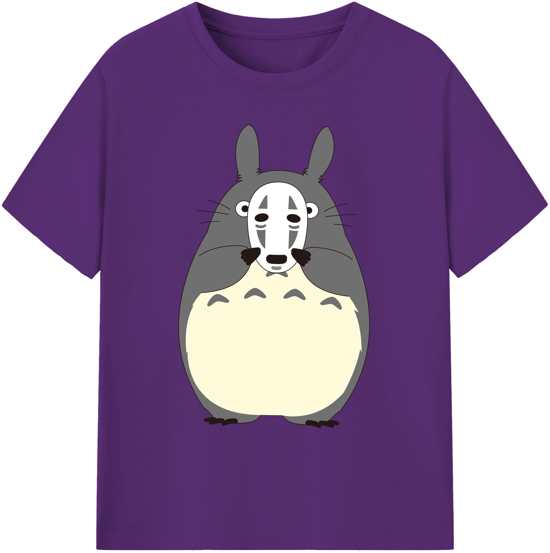 （画像用） となりのトトロ 草壁メイ 草壁サツキ My Neighbor Totoro Satsuki Kusakabe Mei Kusakabe 綿100％ メンズ半袖Tシャツ｜肌触りやわらか＆通気性