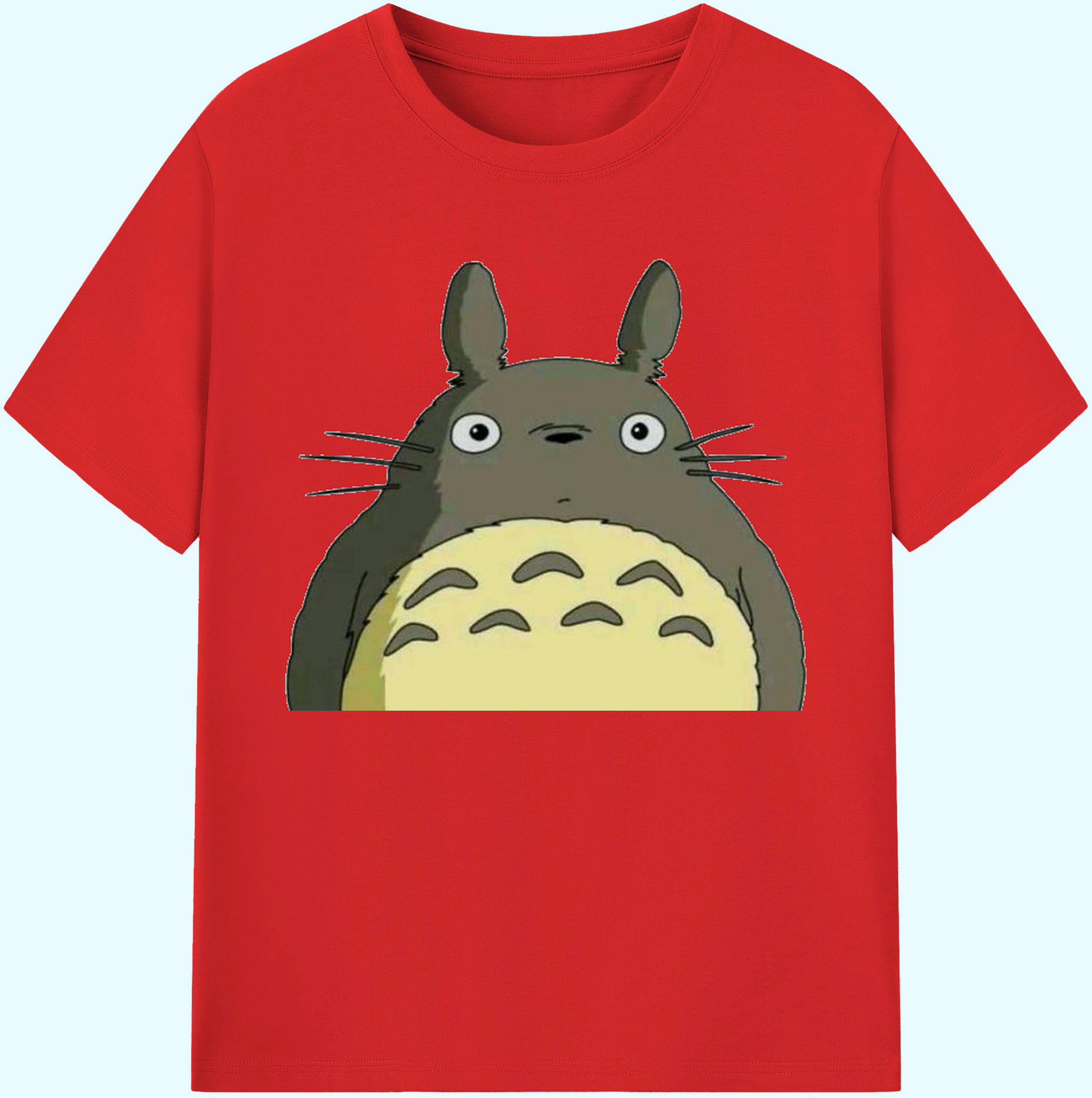 （画像用） となりのトトロ 草壁メイ 草壁サツキ My Neighbor Totoro Satsuki Kusakabe Mei Kusakabe 綿100％ メンズ半袖Tシャツ｜肌触りやわらか＆通気性